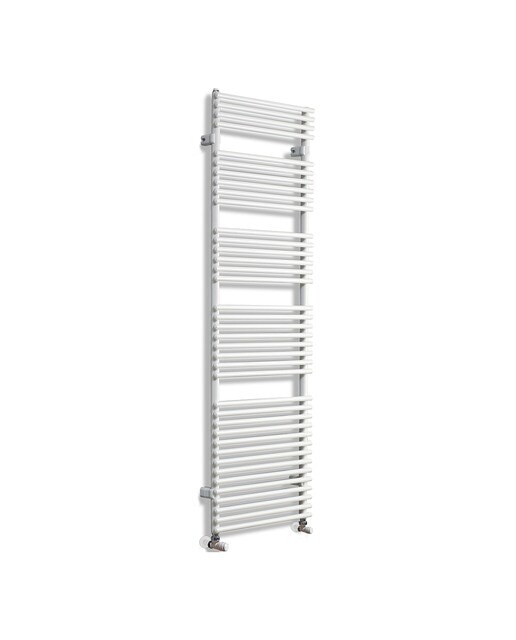 Toalheiro radiador com 2 espaços Flauto Branco-1