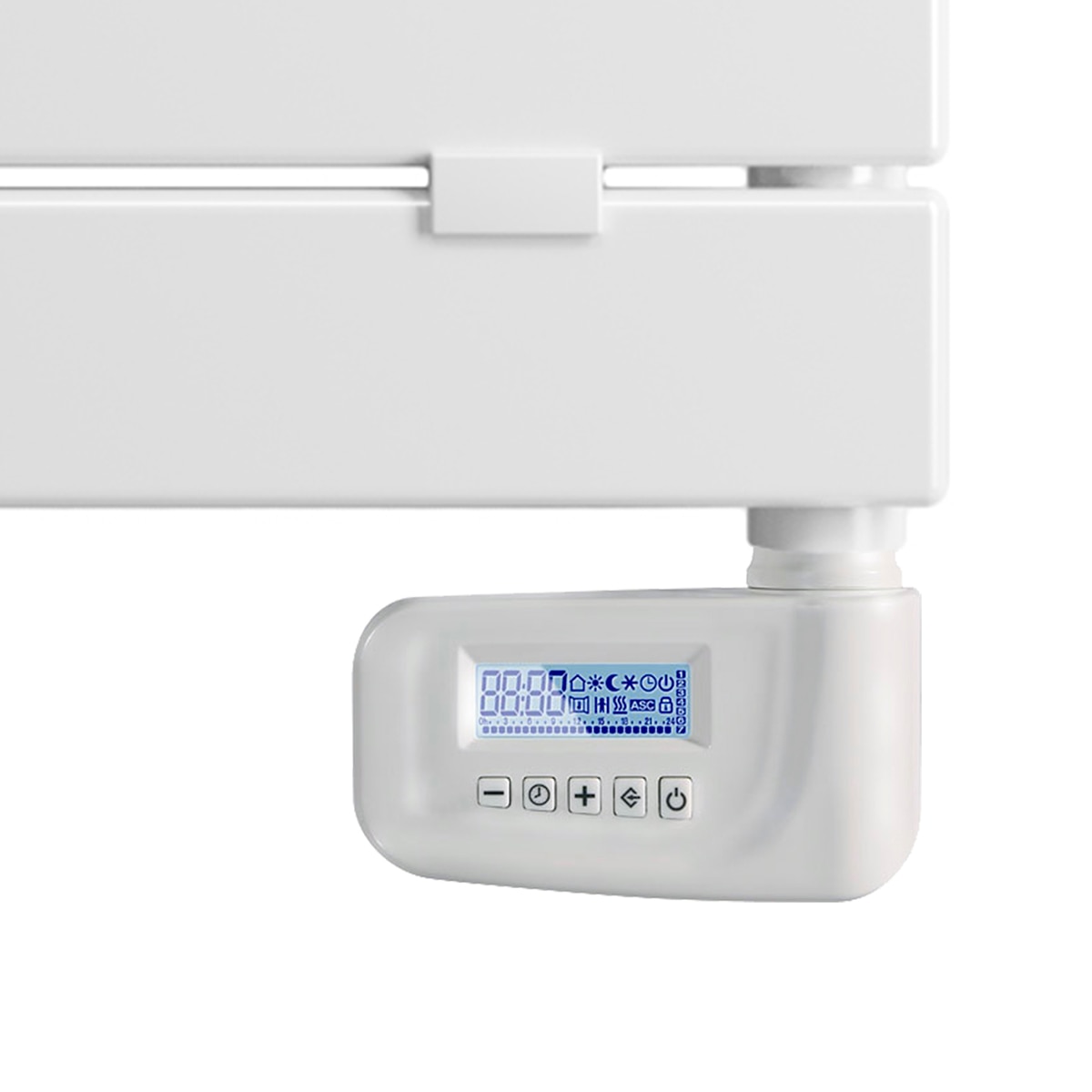 Toalheiro eléctrico decorativo 400 W Iris Branco-3