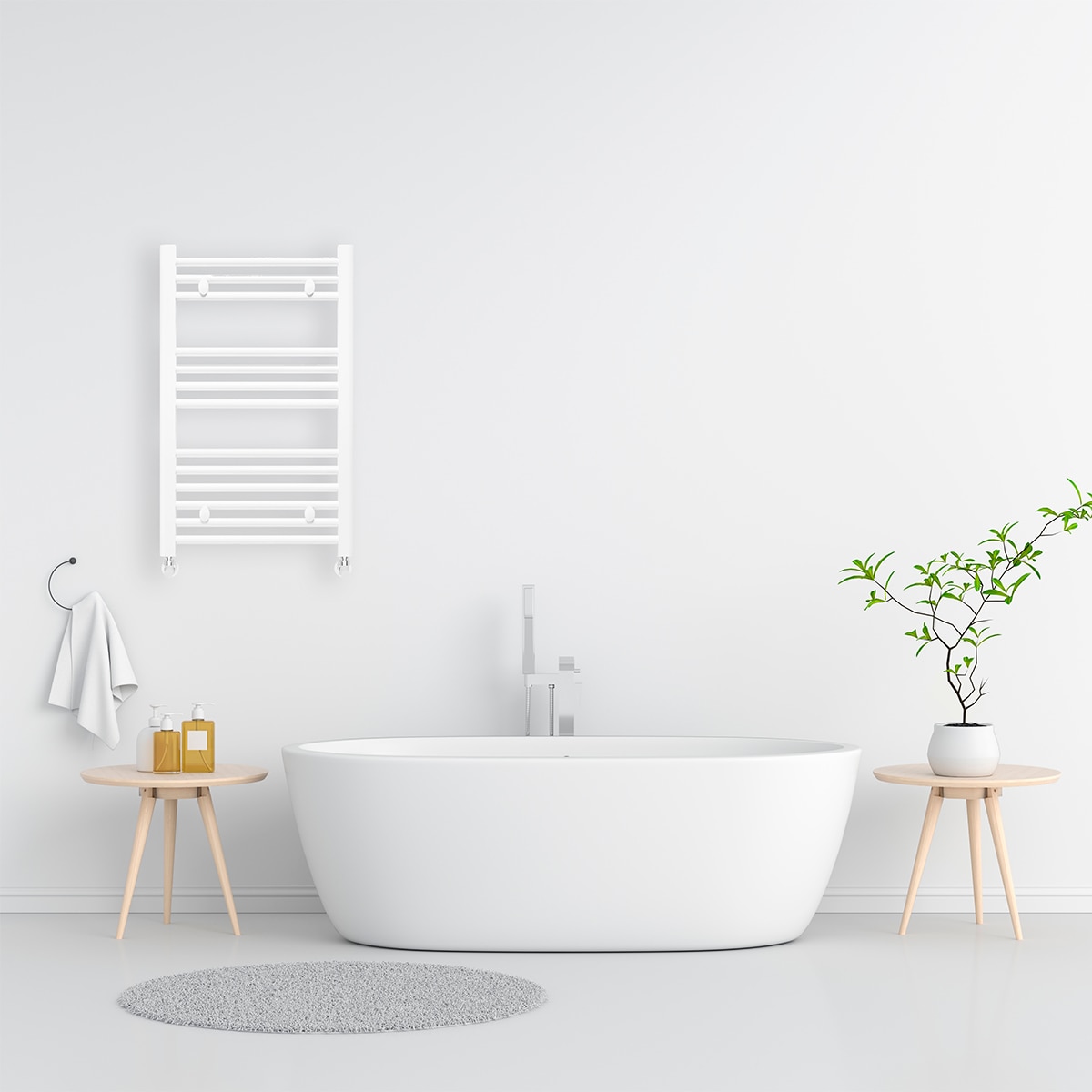 Toalheiro radiador Ocean Branco-3