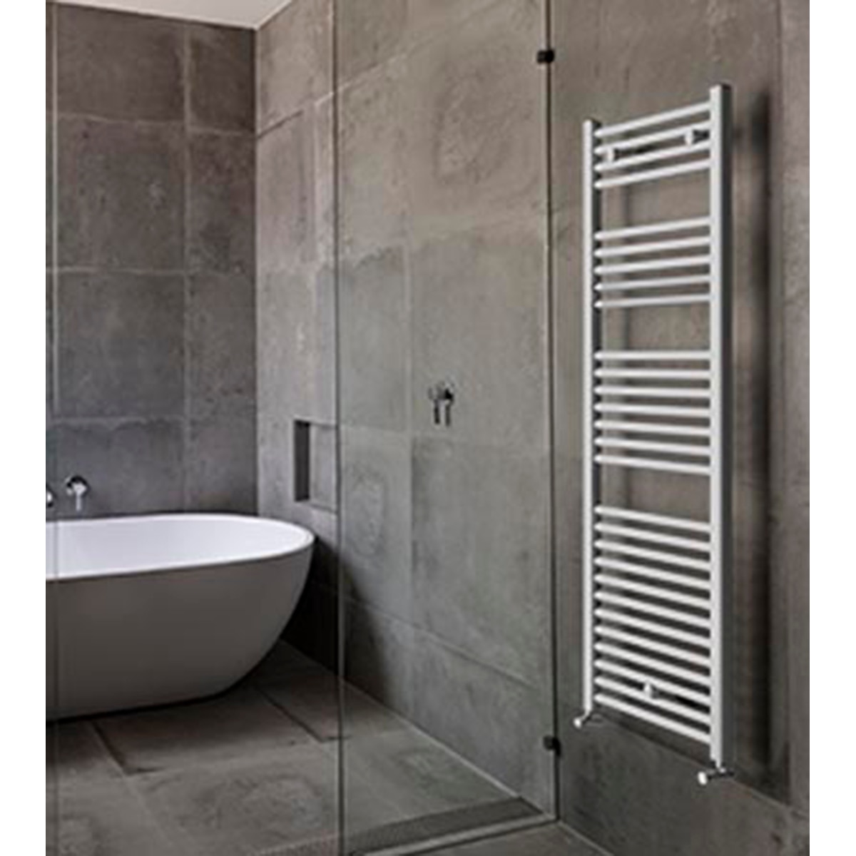 Toallero radiador Ocean 50 cm Fácula - Cromo 28 tubos Cromo-1