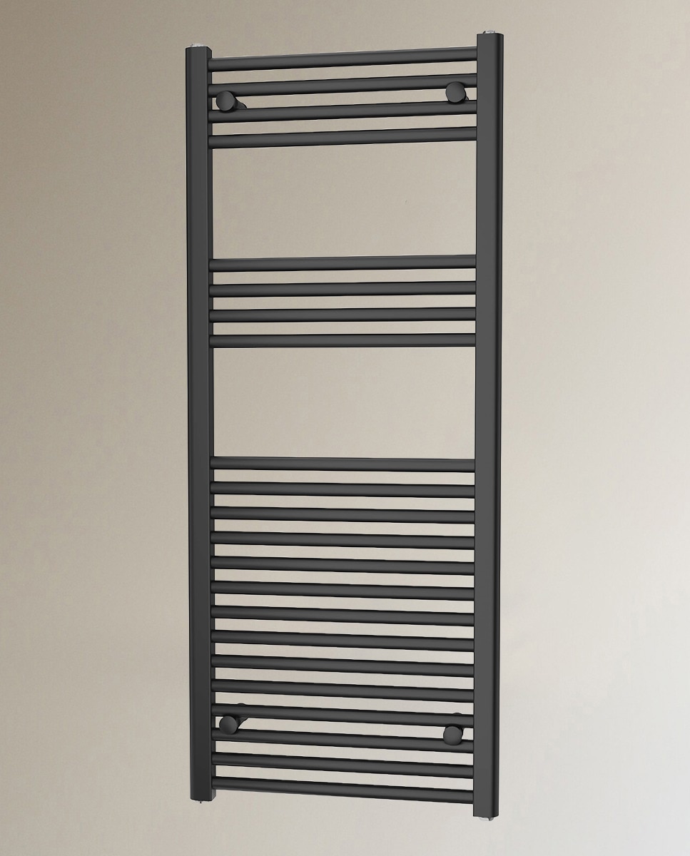 Toallero de agua caliente 120 x 50 Victoria Roca - Negro Negro-1