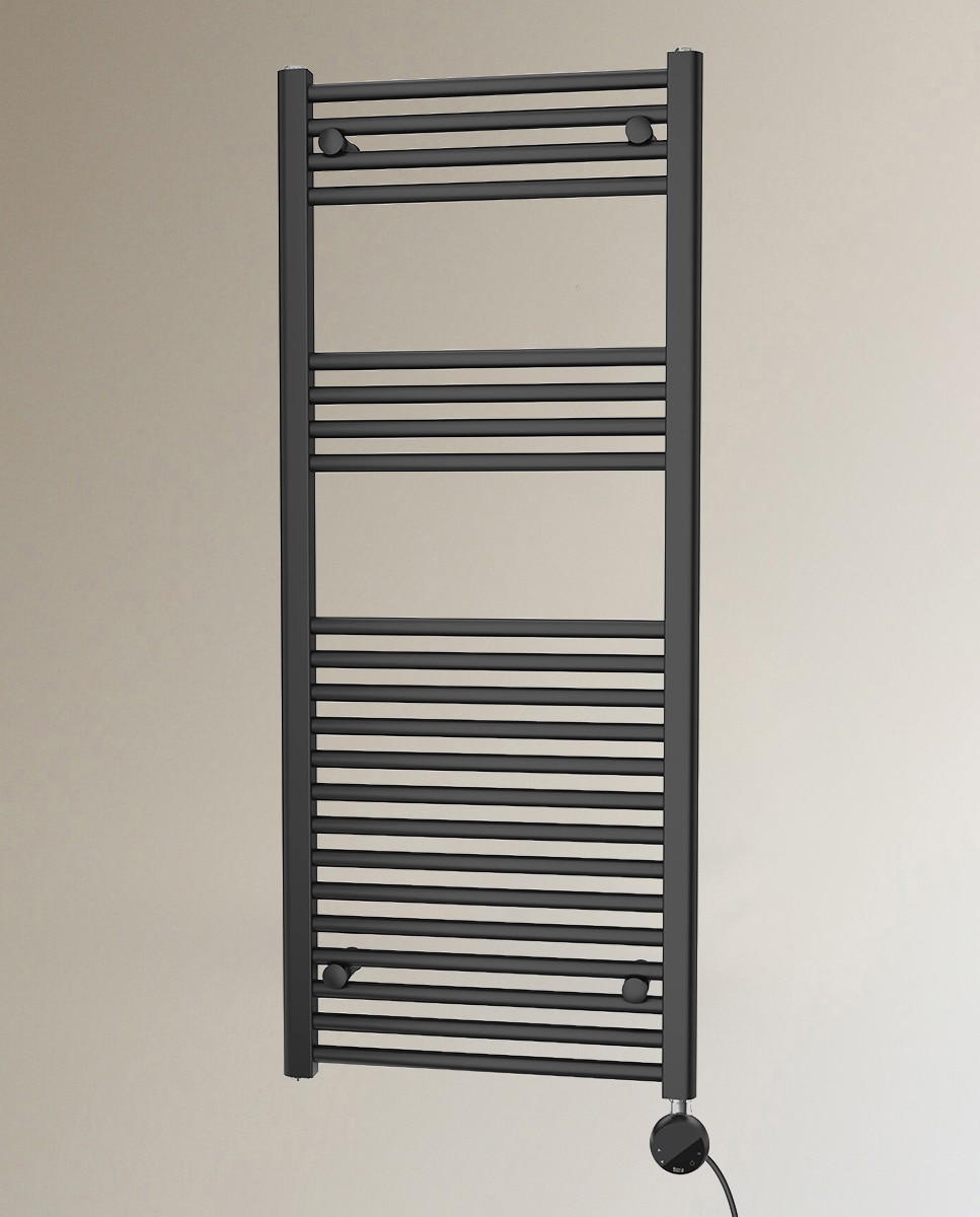 Toallero eléctrico 120 x 50 Victoria Roca - Negro Negro-1