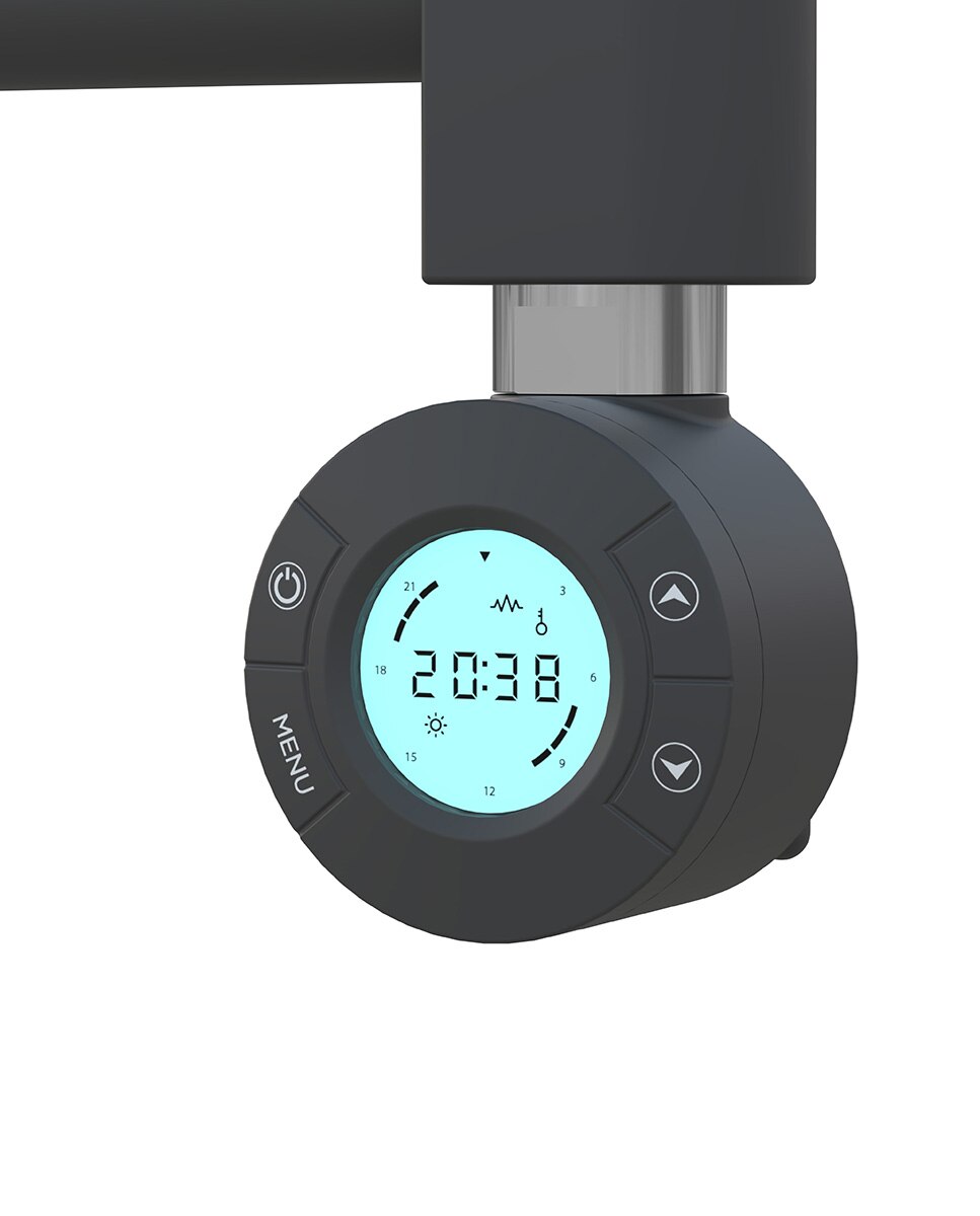 Toalheiro Elétrico Wifi Tuya T400TW - Preto Preto-3