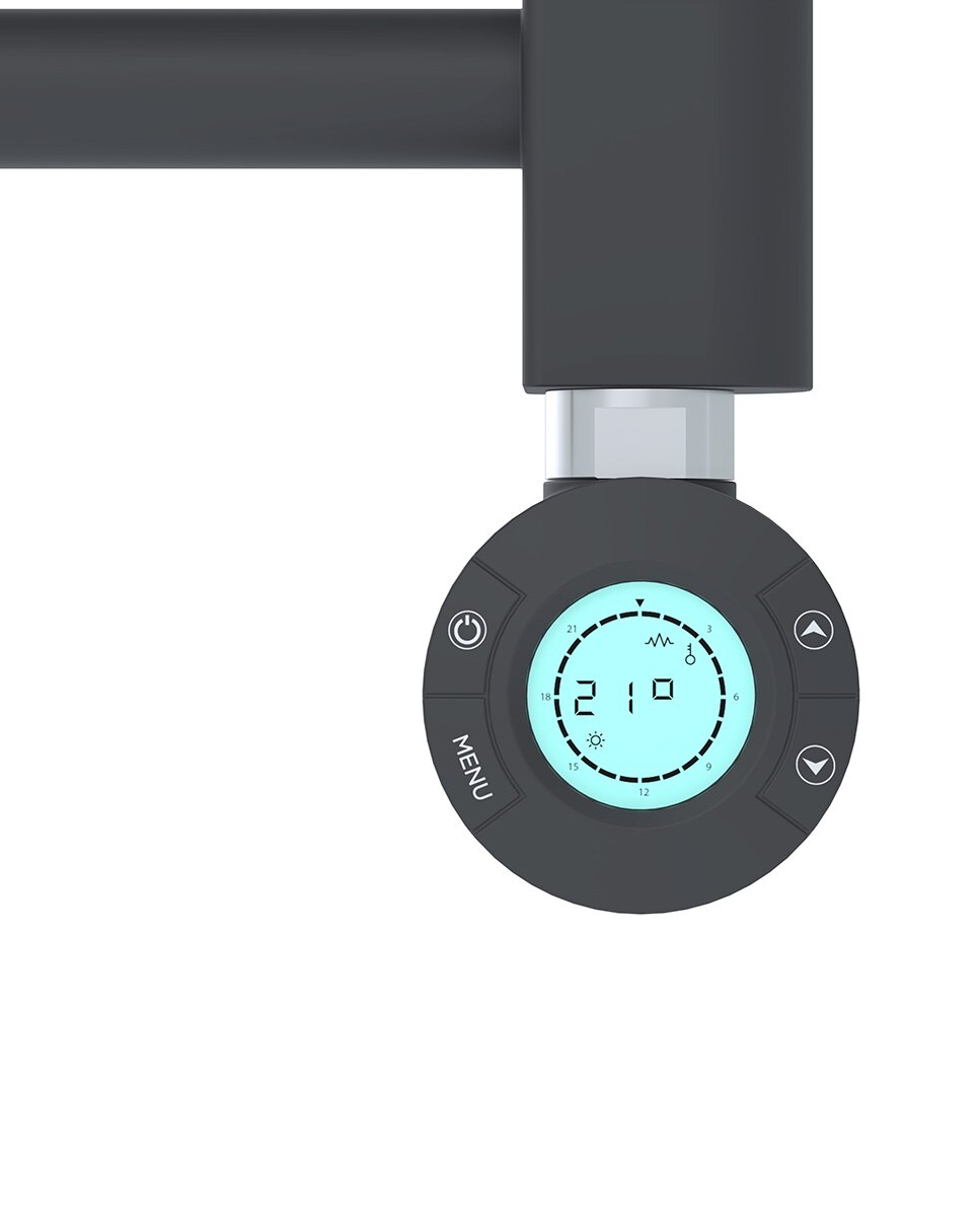 Toalheiro Elétrico Wifi Tuya T700TW - Preto Preto-2