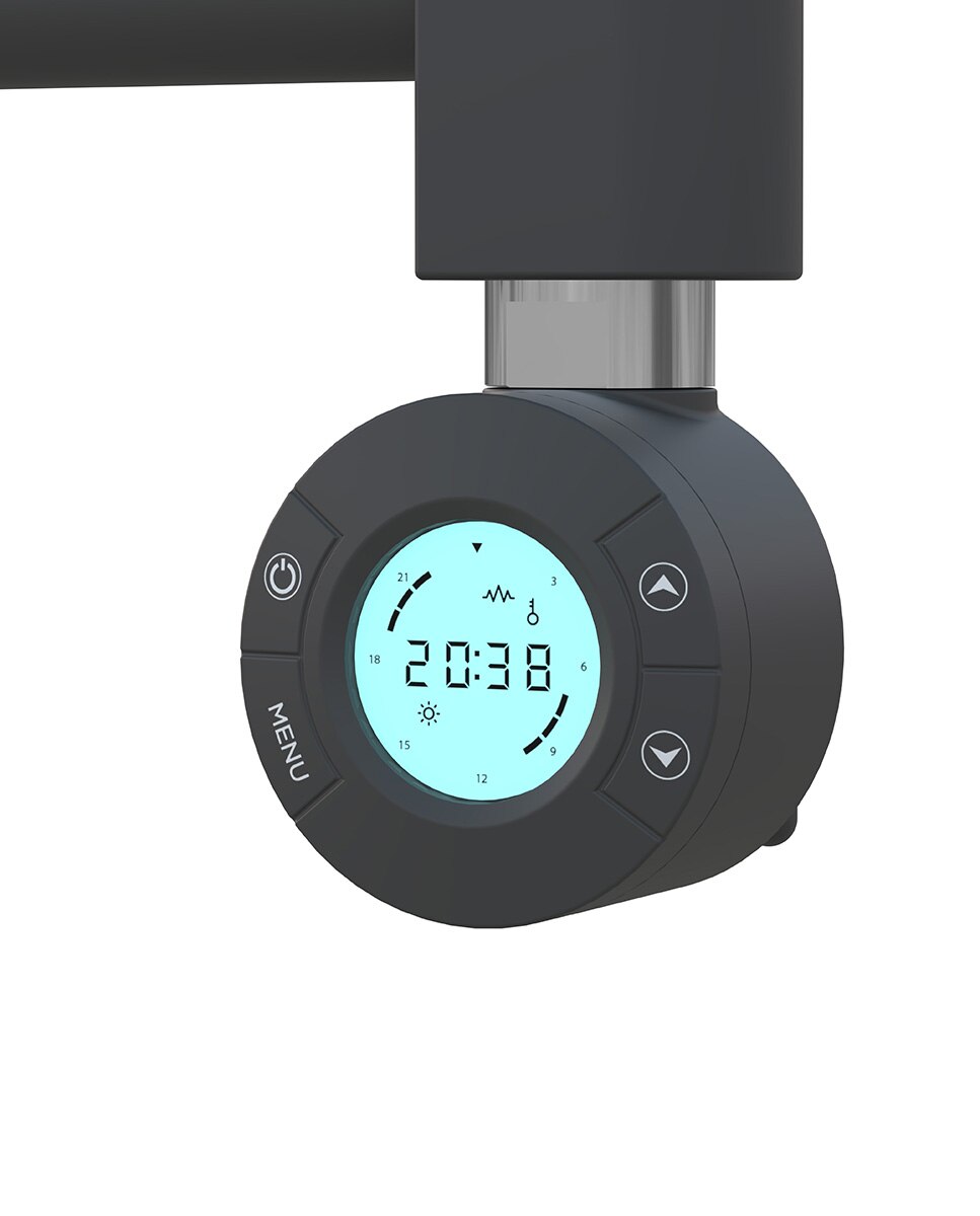 Toalheiro Elétrico Wifi Tuya T700TW - Preto Preto-3