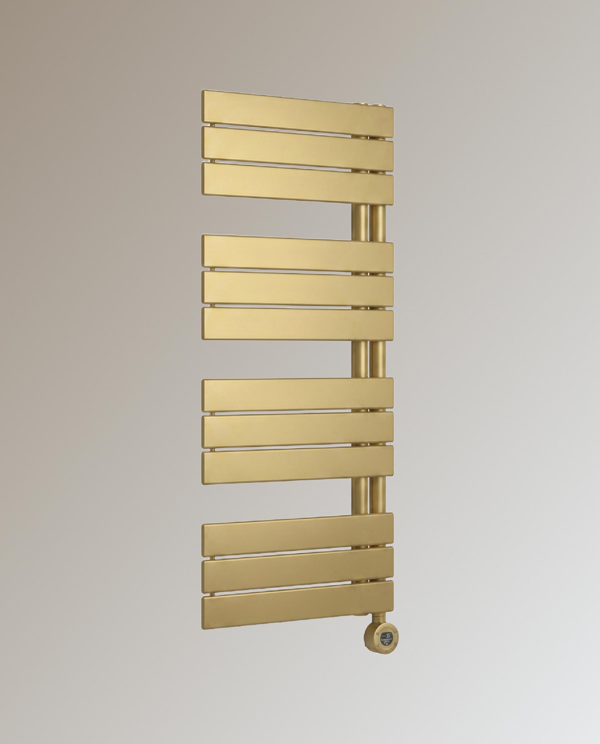 Imagem 0 de Toalheiro Elétrico de Casa de Banho E-ALBA 1130x500 mm 500 W Acabamento Dourado Mate