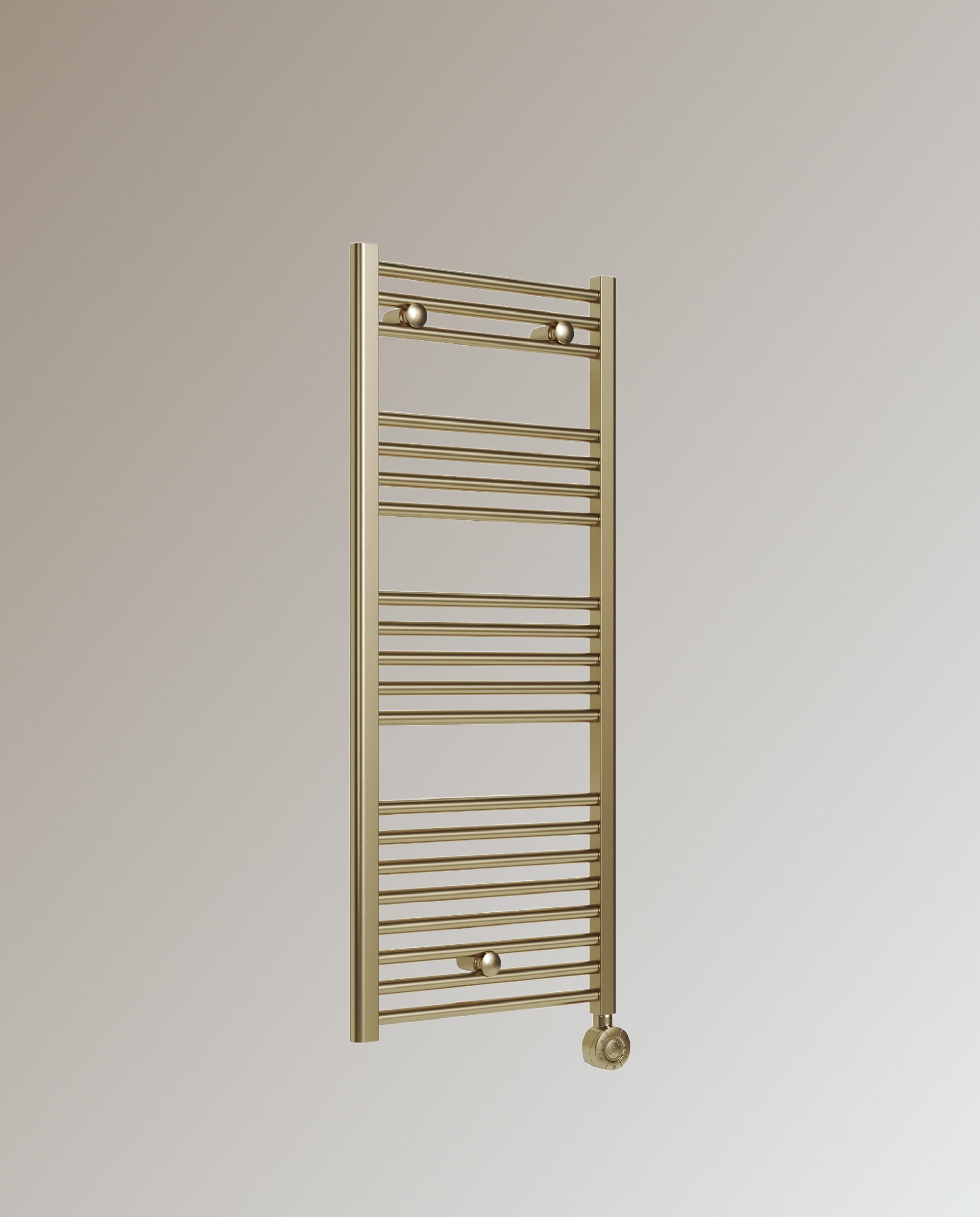 Imagem 0 de Toalheiro Elétrico de Casa de Banho E-Bormio 1200x500mm 500W Acabamento Ouro Mate