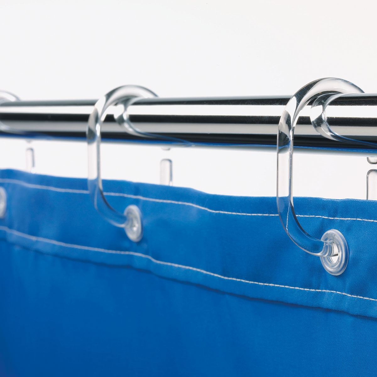 Juego de 12 anillas para cortina de baño El Corte Inglés - Cristal Cristal-1