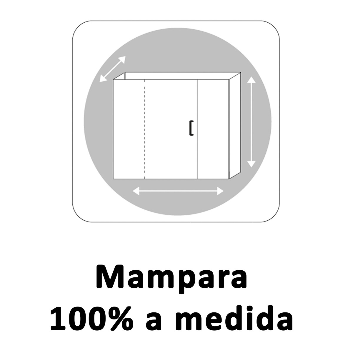 Mampara de ducha frontal Newglass-V6 NG-205 Profiltek Negro mate-6