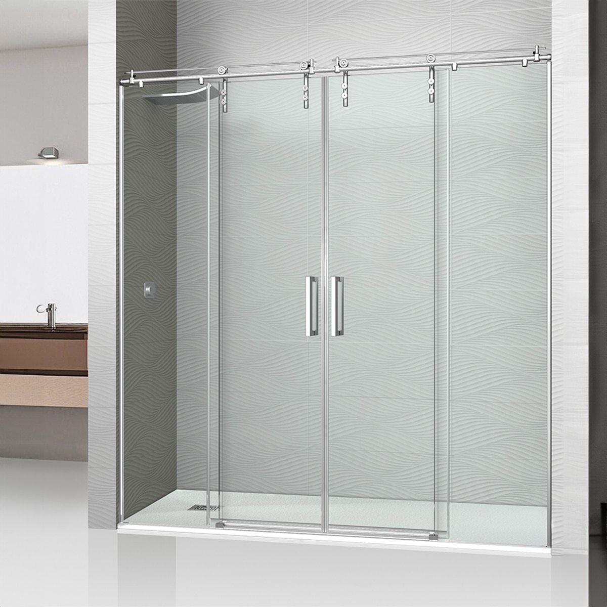 Imagen de Ibermampara Rotterdam mampara 8 mm 195 cm 🛁 en OfertitasTOP