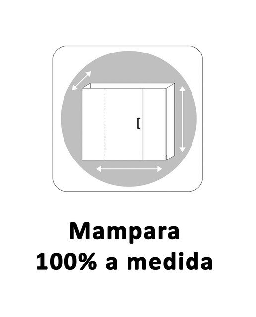Mampara de ducha plegable izquierda Plus Evolution Giro Duscholux - Plata brillo Mampara de 85,1 cm a 100 cm Plata brillo-4