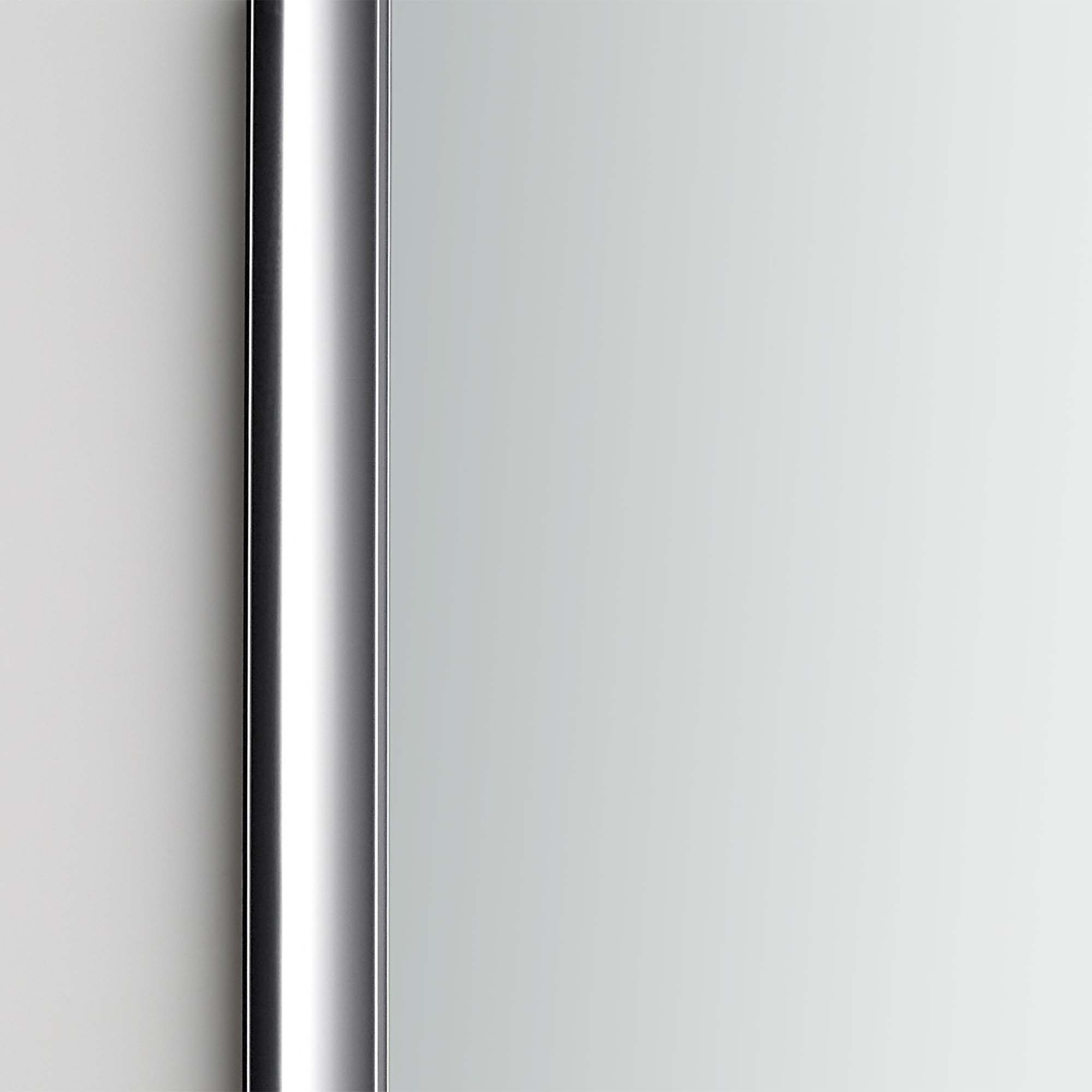 Mampara Ducha angular Newglass NG-220-V6 Profiltek - Cromo De 80 a 110 cm Cromo-2