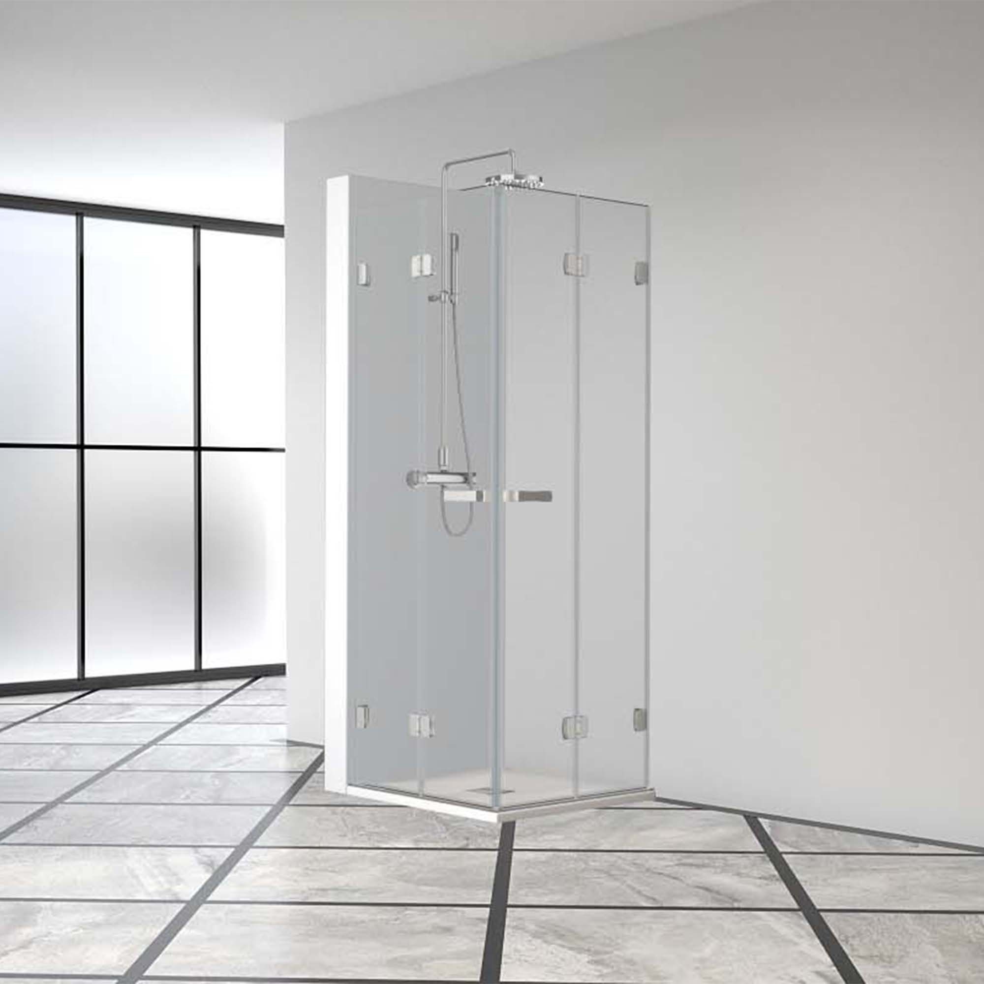 Imagen de Profiltek NG-227-V6 mampara 4 puertas 195 cm en OfertitasTOP
