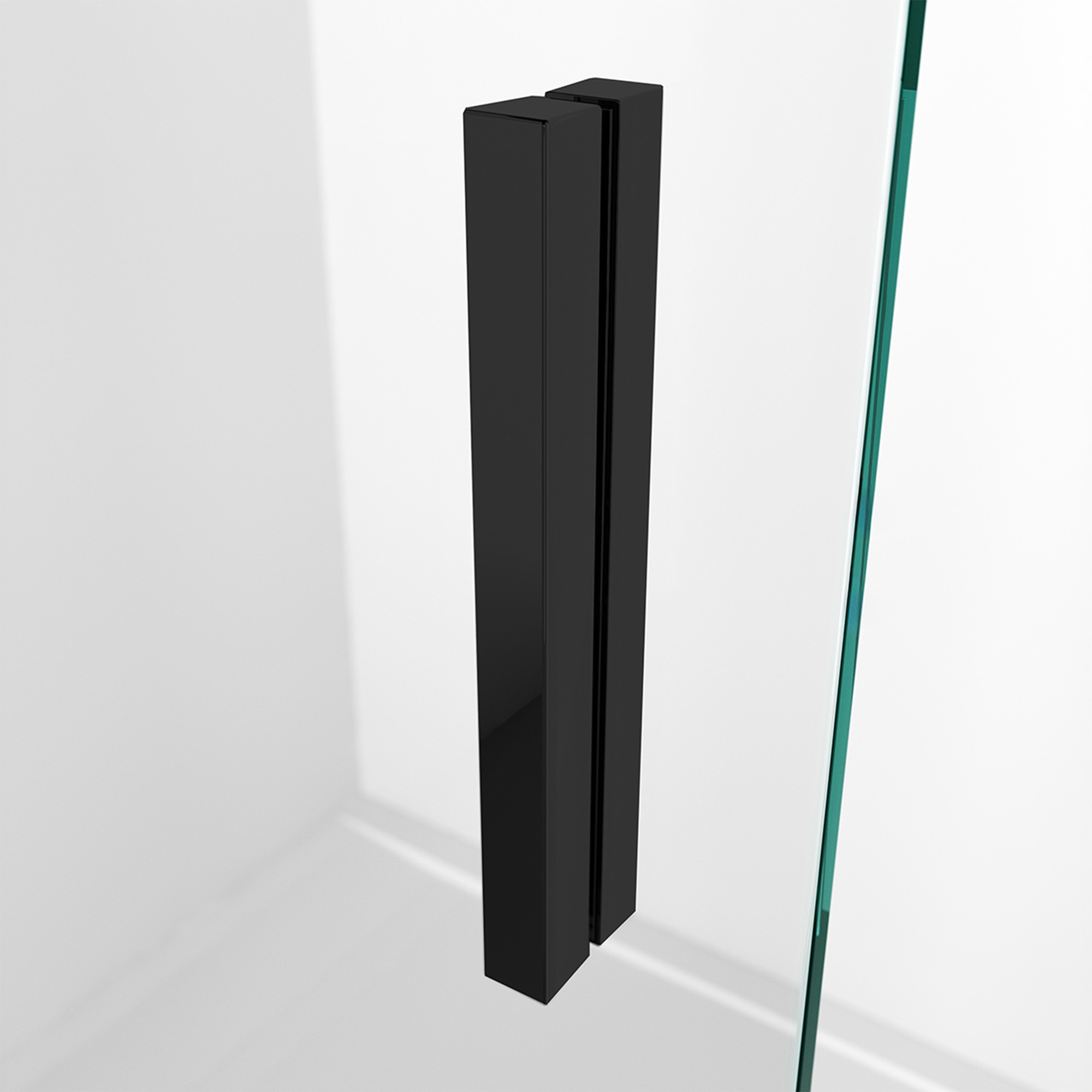 Mampara Ducha frontal D2 Gravity 2F+2P Duscholux - Negro mate De 140,1 a 160 cm Negro mate-3