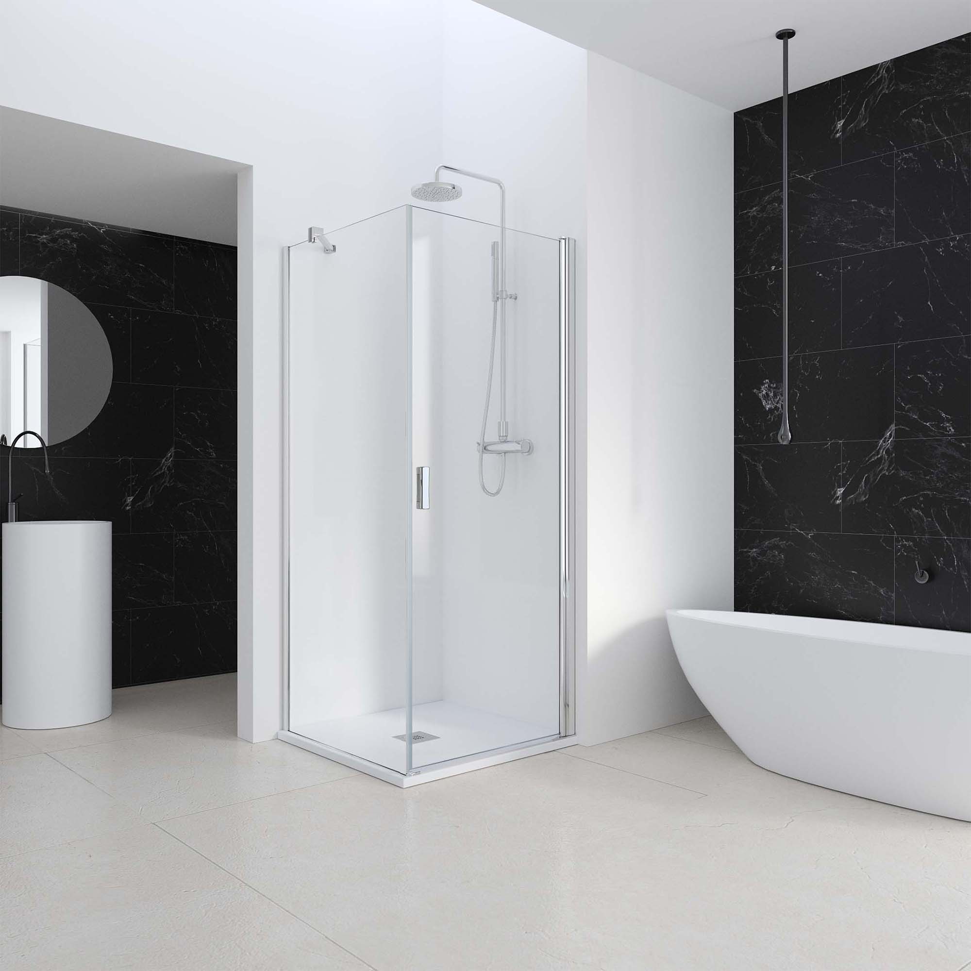 Imagen de Profiltek AC-208 Mampara ducha 6 mm 195 cm en OfertitasTOP
