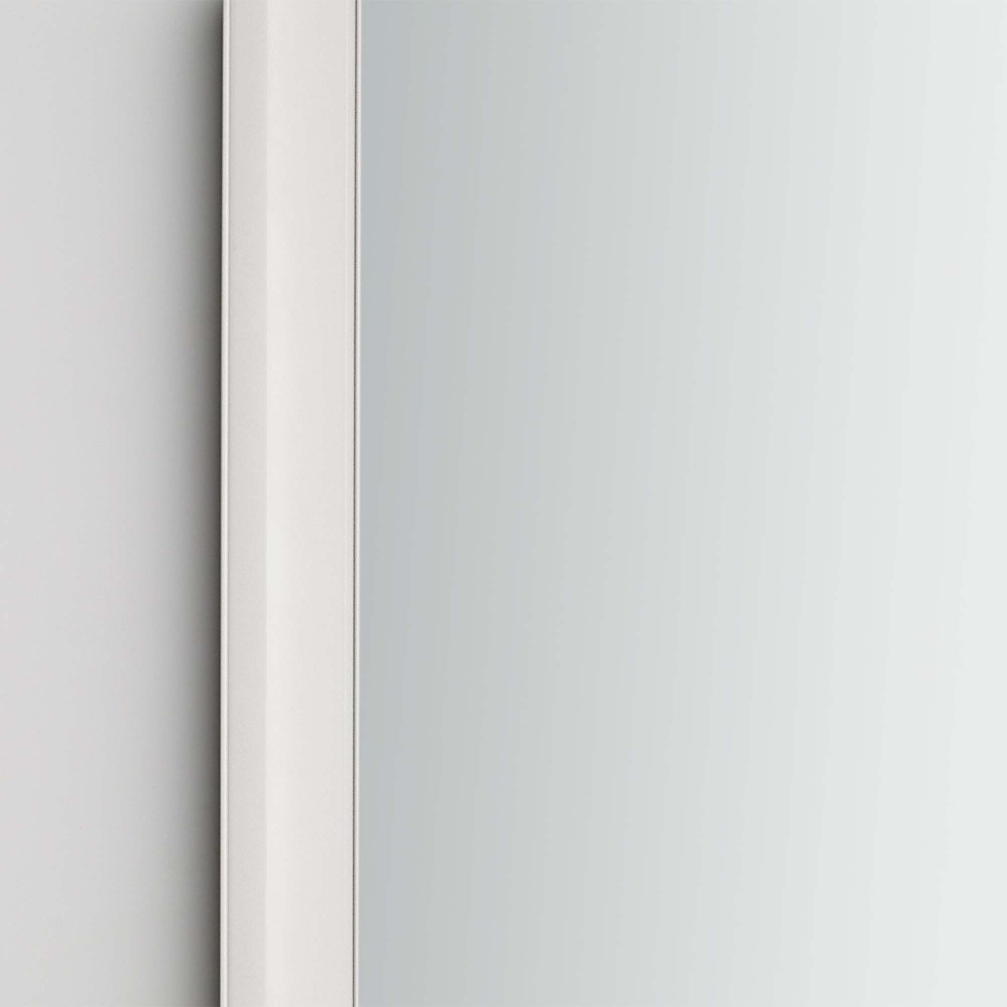Mampara de ducha frontal Hit HI-225 Profiltek - Blanco De 110 a 140 cm Blanco-2