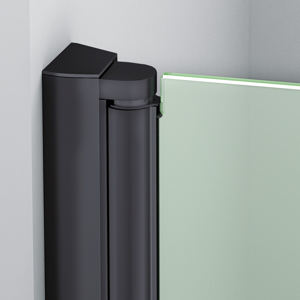 Mampara de bañera abatible Arizona Sport Ibermampara Negro mate-2