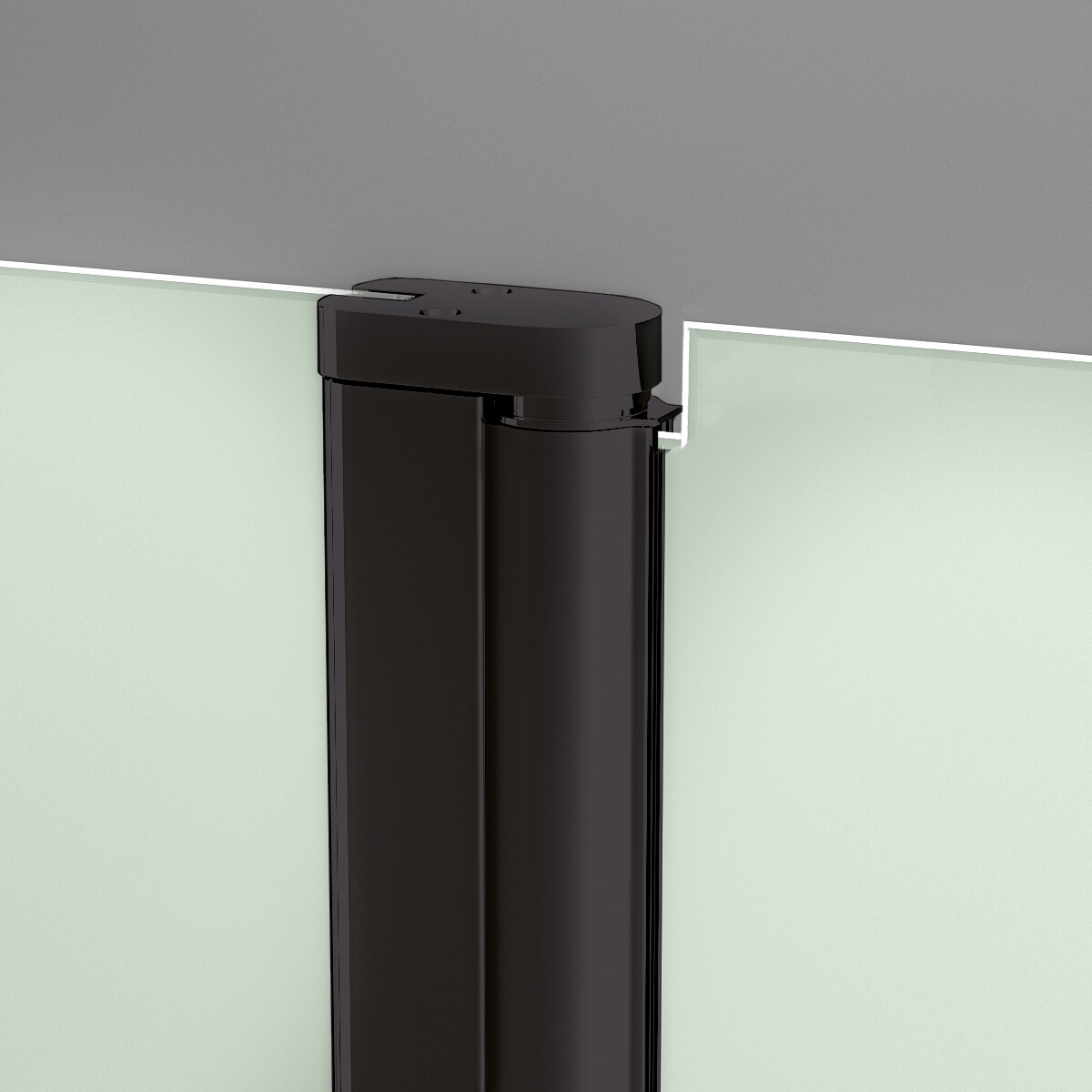 Imagen 2 de Mampara de bañera abatible Arizona Sport+F Ibermampara - Negro mate Negro mate