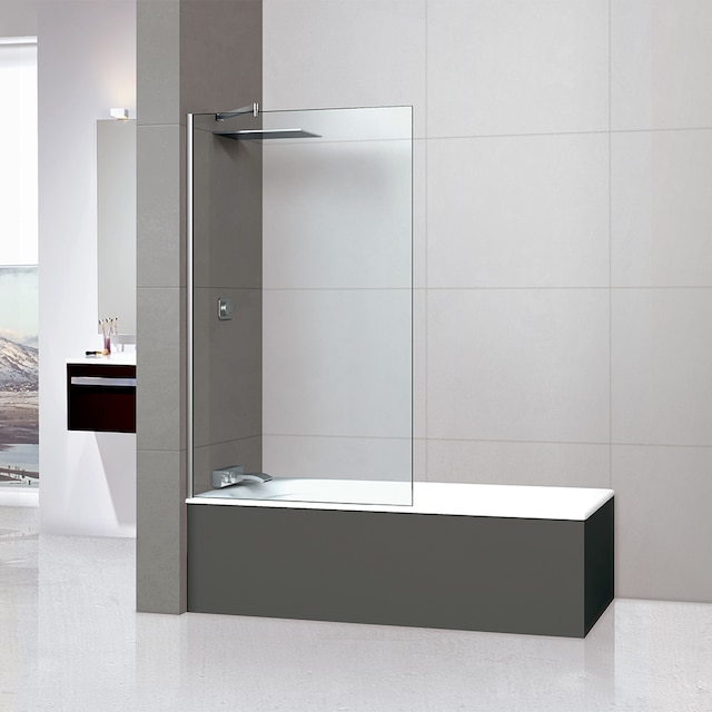 Imagen 0 de Mampara de bañera con panel fijo y vidrio de 8 mm Módena CC Ibermampara