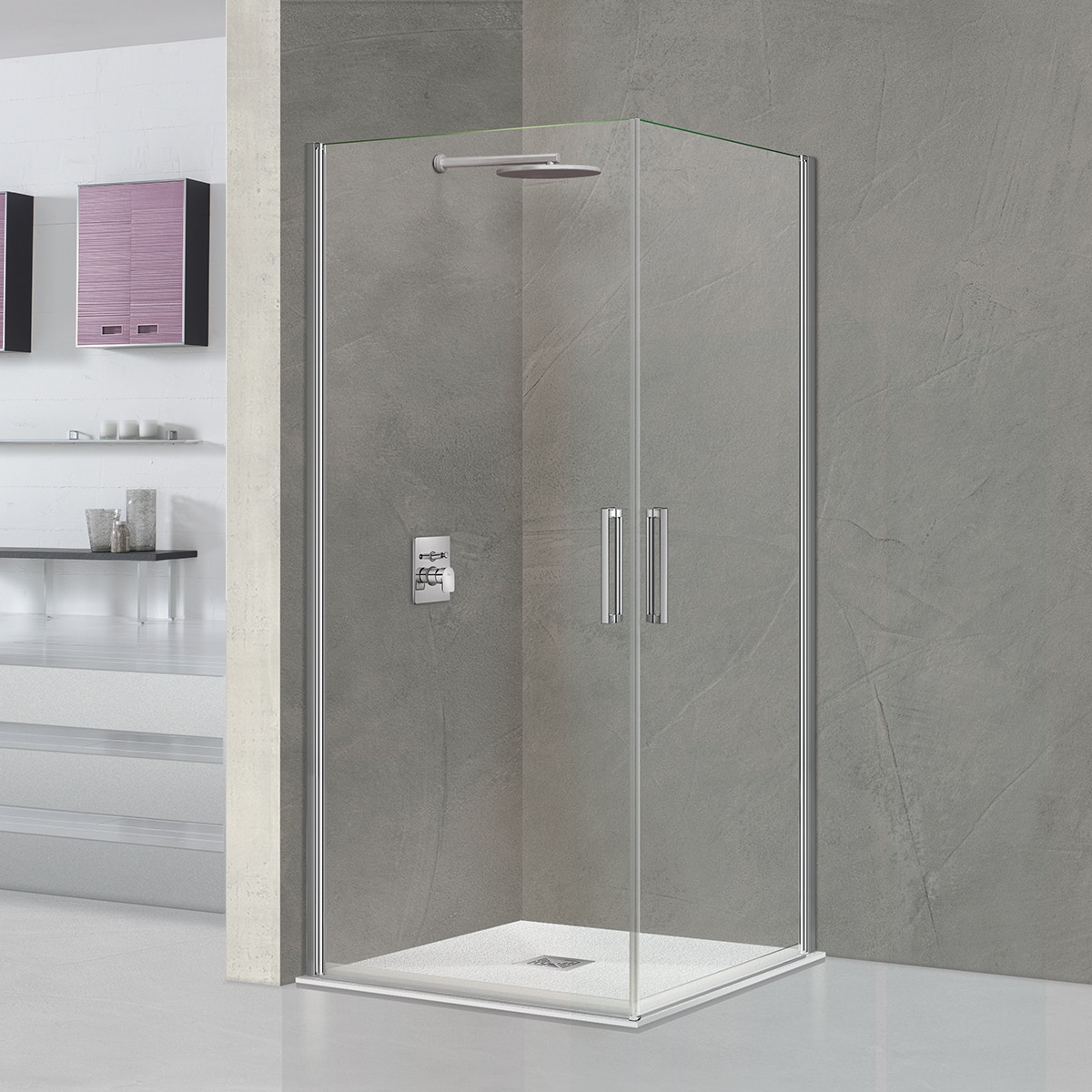 Imagen de Ibermampara Arizona Mampara ducha 6 mm 198 cm en OfertitasTOP