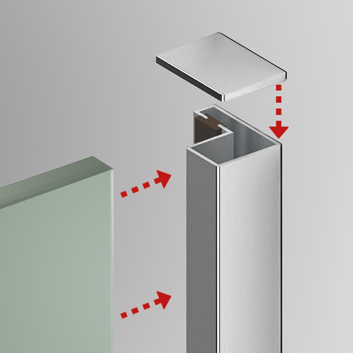 Mampara de bañera frontal Britania 2P Ibermampara - Acero De 160,1 a 180 cm Acero-5