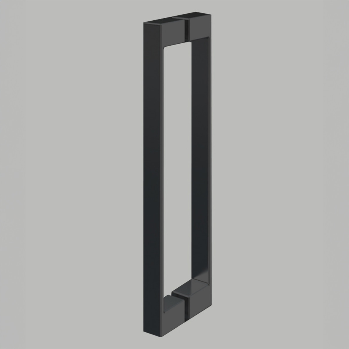 Imagen 2 de Mampara de ducha frontal Bristol 2P Ibermampara - Negro Hasta 100 cm Negro