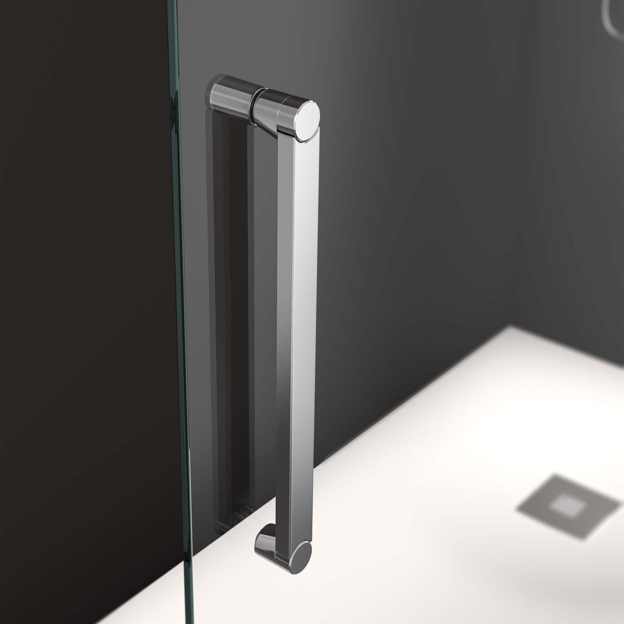 Imagen 3 de Mampara de ducha frontal Vanity VY-225 Profiltek - Cromo De 141 a 170 cm Cromo