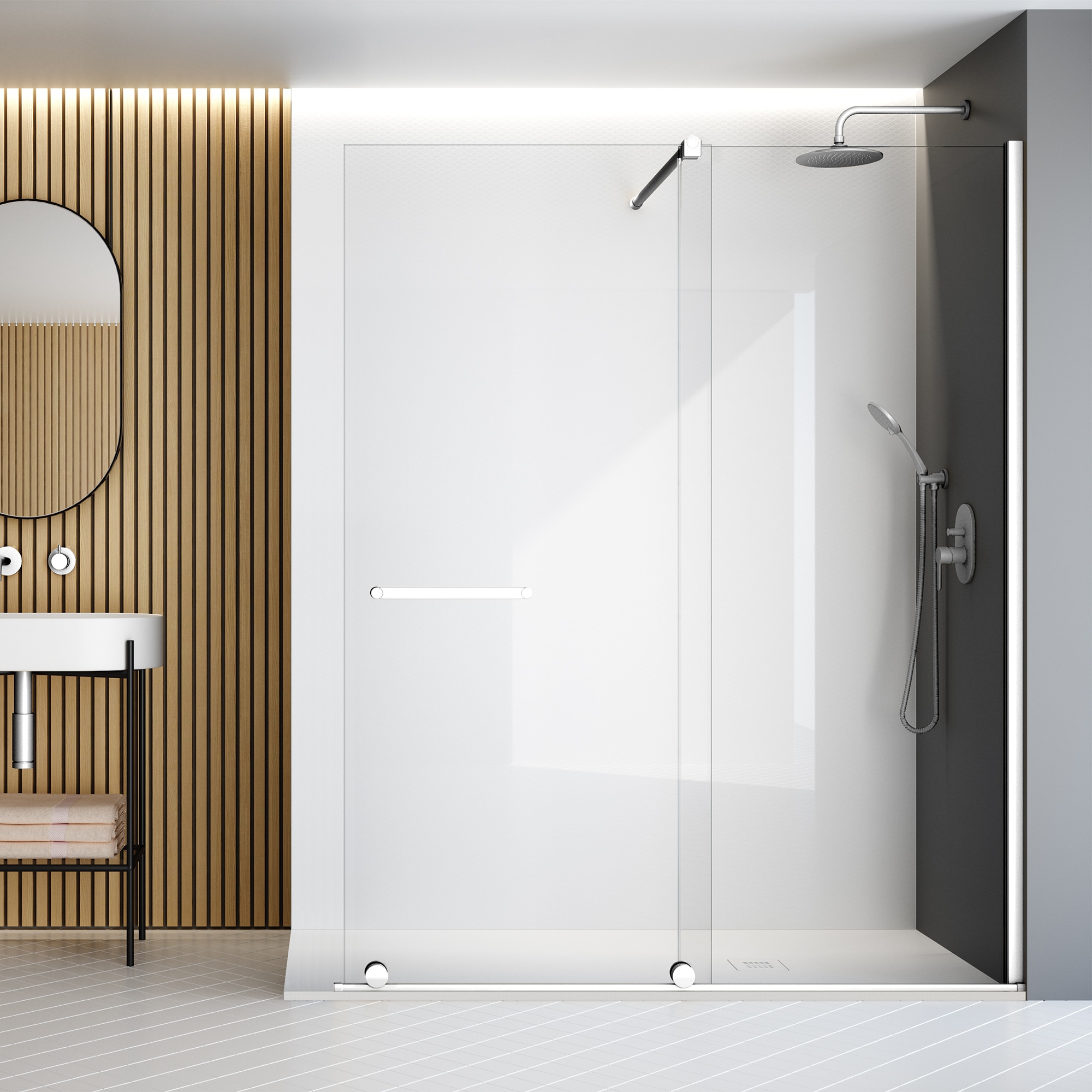 Profiltek - Separador de ducha Vanity VY-250 Profiltek.