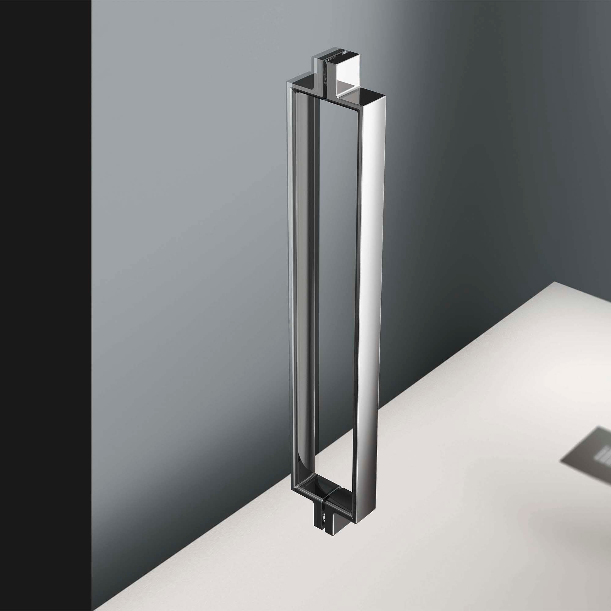 Mampara de ducha frontal Vita VA-225 Profiltek - Cromo De 110 a 140 cm Cromo-3