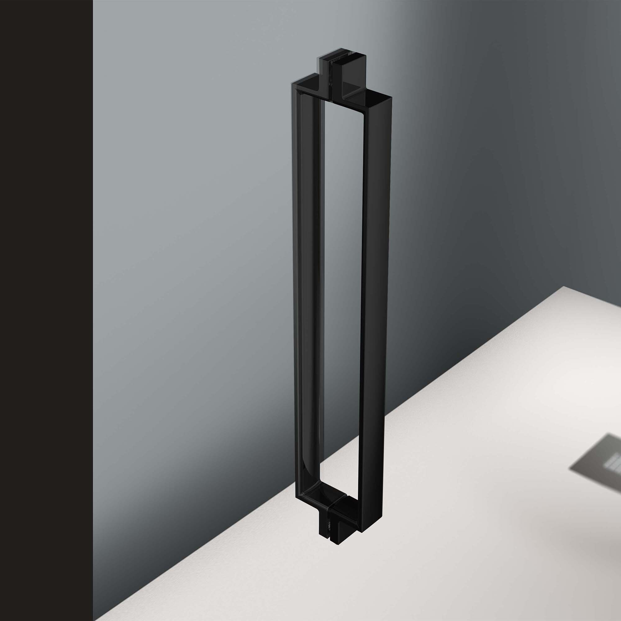 Mampara de ducha frontal Vita VA-225 Profiltek - Negro mate De 110 a 140 cm Negro mate-3