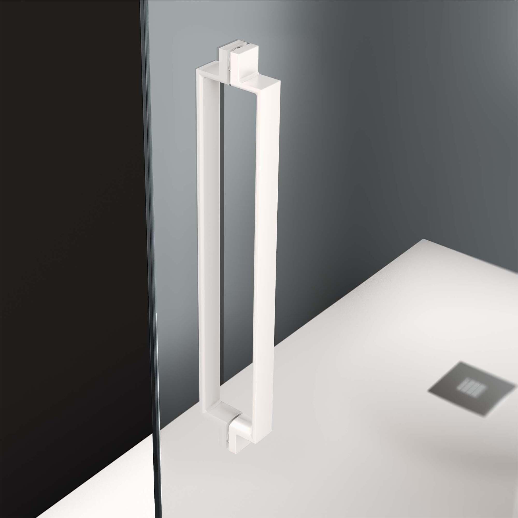 Mampara de ducha frontal Vita VA-225 Profiltek - Blanco mate De 110 a 140 cm Blanco mate-3