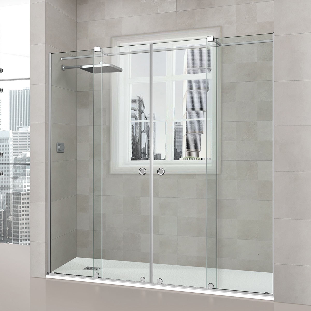 Imagen de Ibermampara Britania mampara 8 mm, 196 cm baño 🛁 en OfertitasTOP