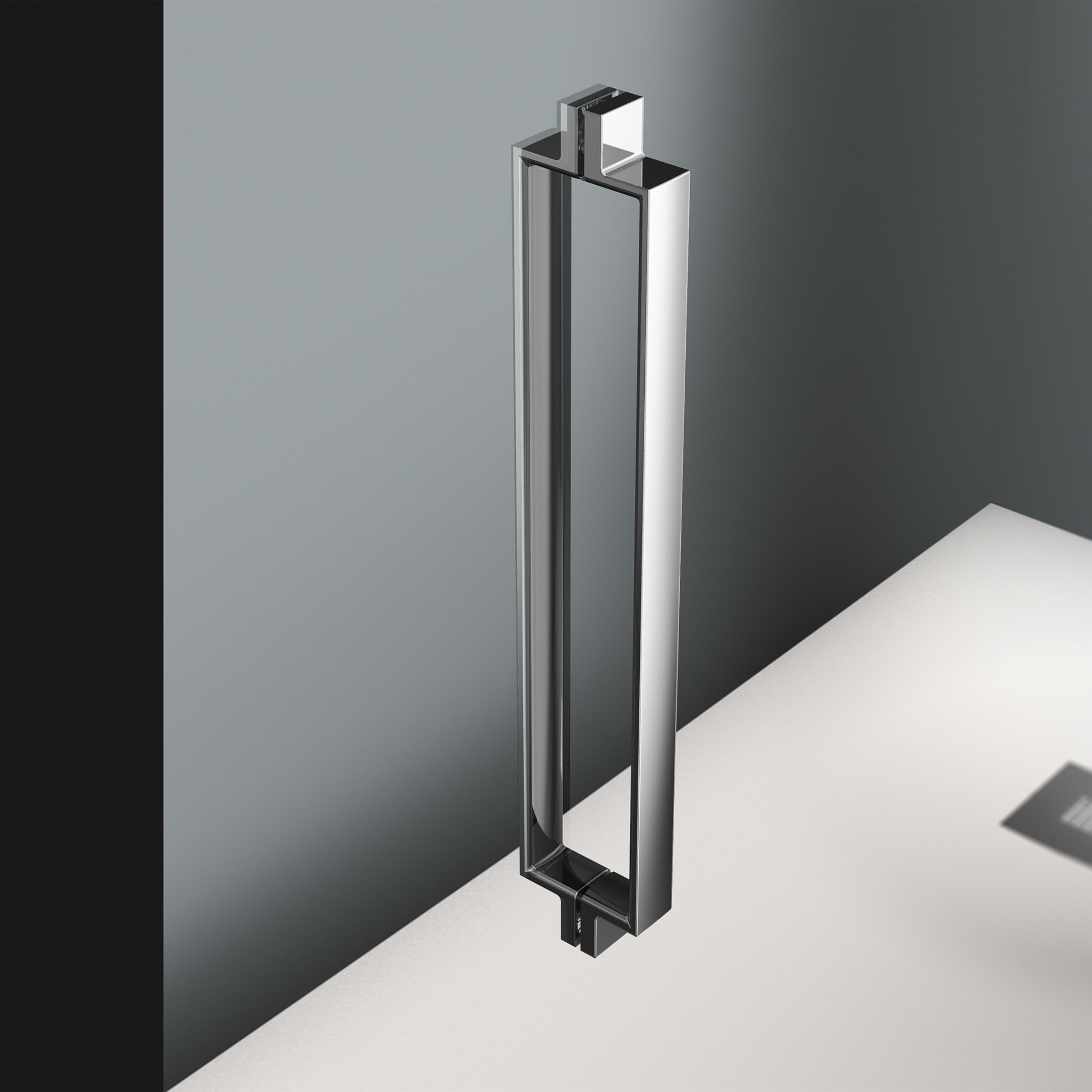 Mampara de ducha frontal Hit HI-225 Profiltek - Plata De 141 a 170 cm Plata-3
