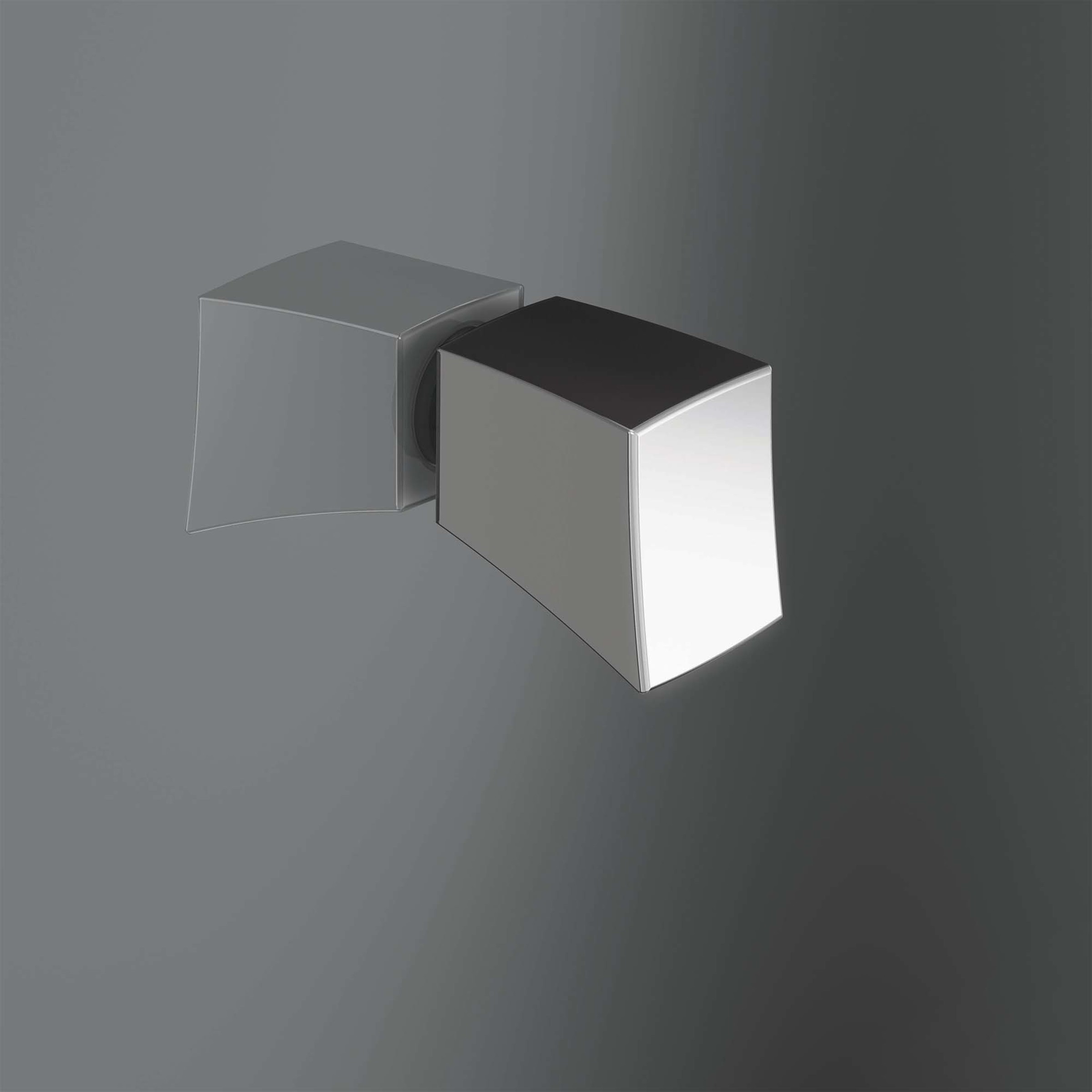 Mampara de ducha frontal Arcoiris Plus AC-207 Profiltek - Blanco De 111 a 140 cm Blanco-3