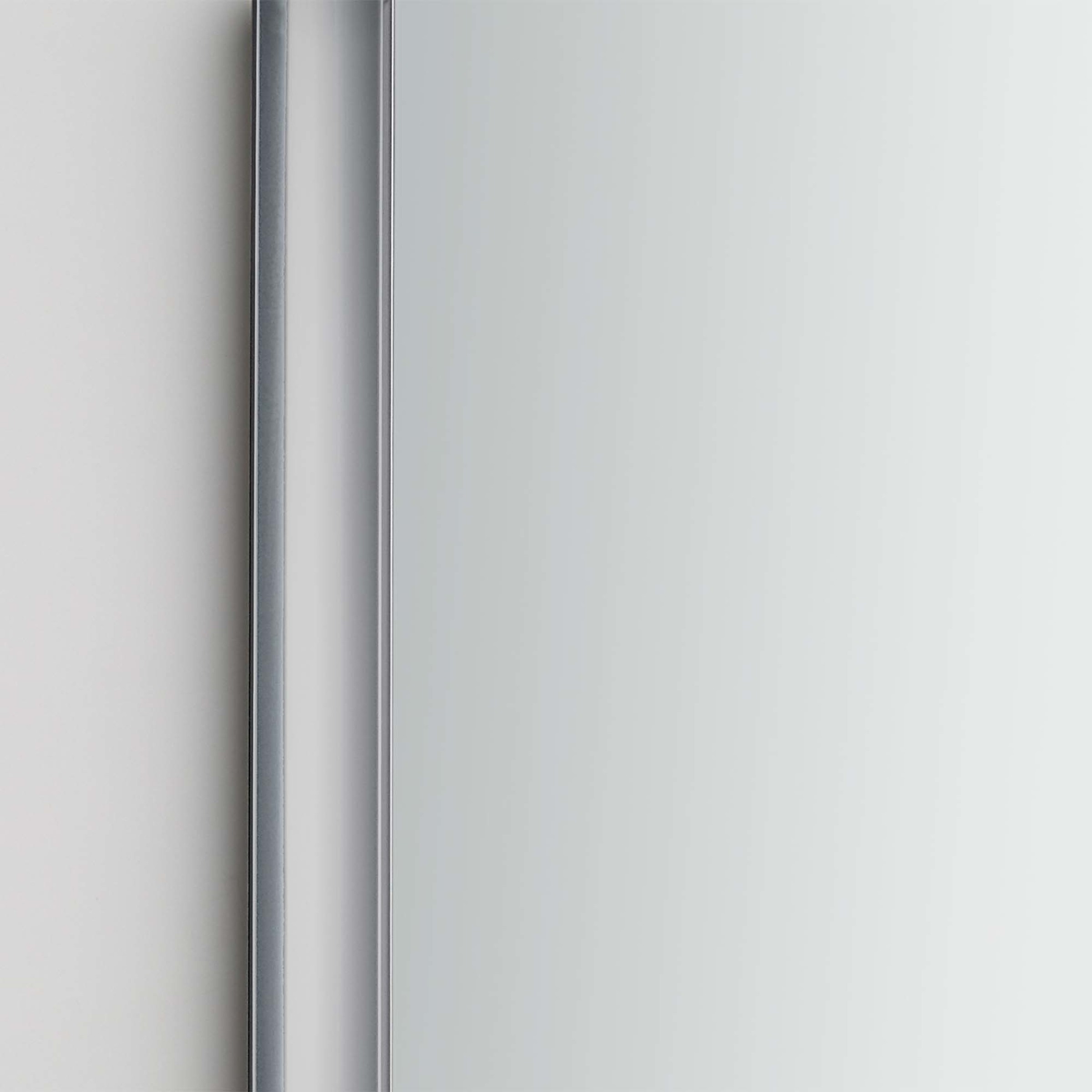 Mampara de ducha frontal Arcoiris Plus AC-207 Profiltek - Plata brillo De 111 a 140 cm Plata brillo-2