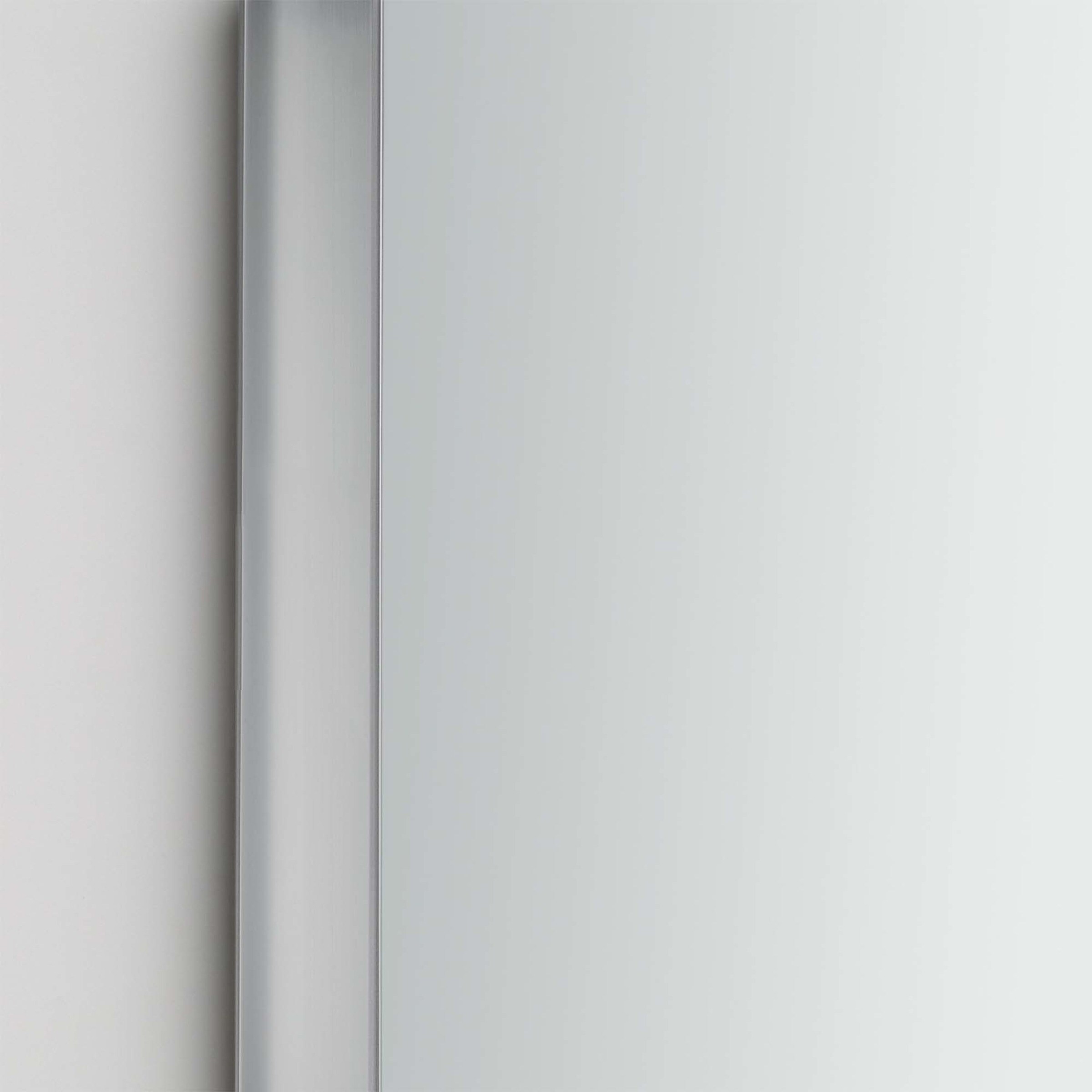 Mampara de ducha frontal Arcoiris Plus AC-207 Profiltek - Plata De 111 a 140 cm Plata-2