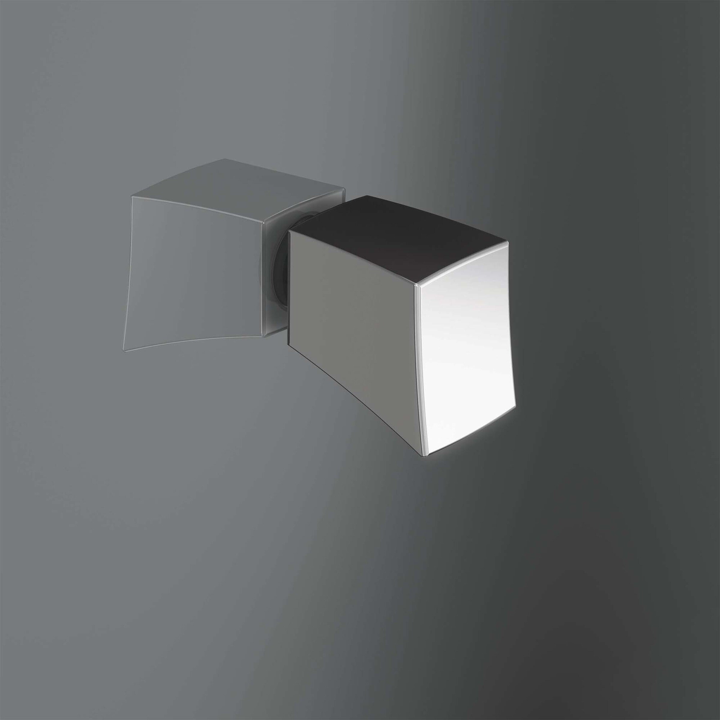 Mampara de ducha frontal Arcoiris Plus AC-207 Profiltek - Plata De 111 a 140 cm Plata-3