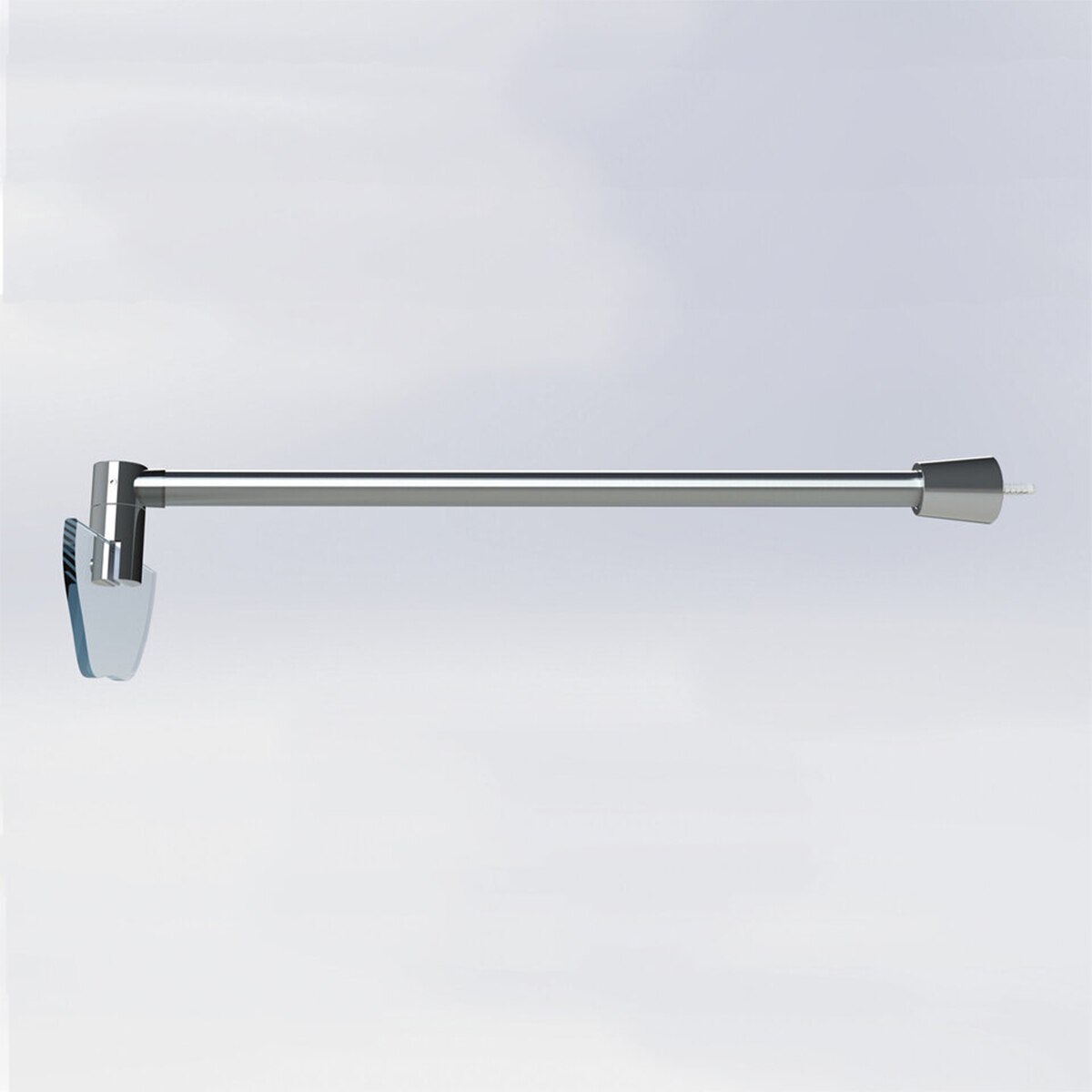 Panel fijo Ducha D1 Mode Duscholux - Plata brillo De 79,5 a 80,5 cm Plata brillo-2