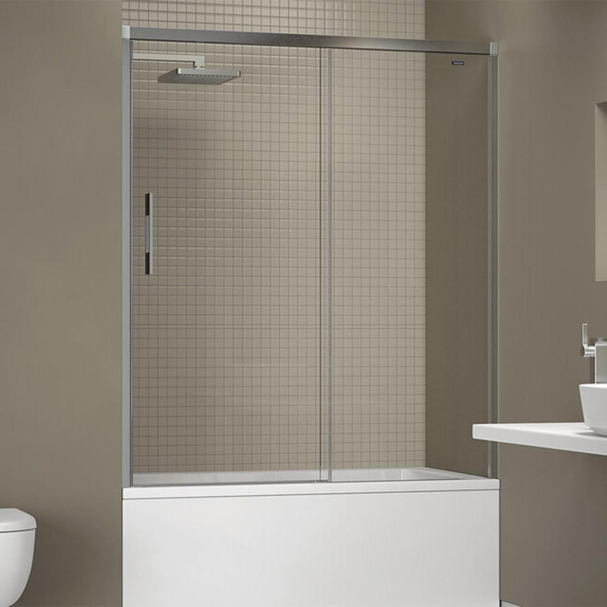 Imagen de Duscholux D3 Gredel Mampara bañera 160 cm, 6/8 mm en OfertitasTOP