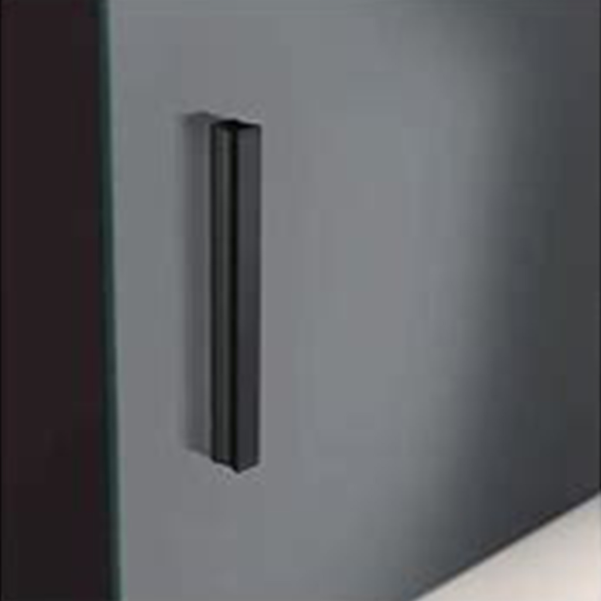 Mampara de ducha frontal Salma SA-310 Profiltek - Negro De 95 a 98 cm Negro-3