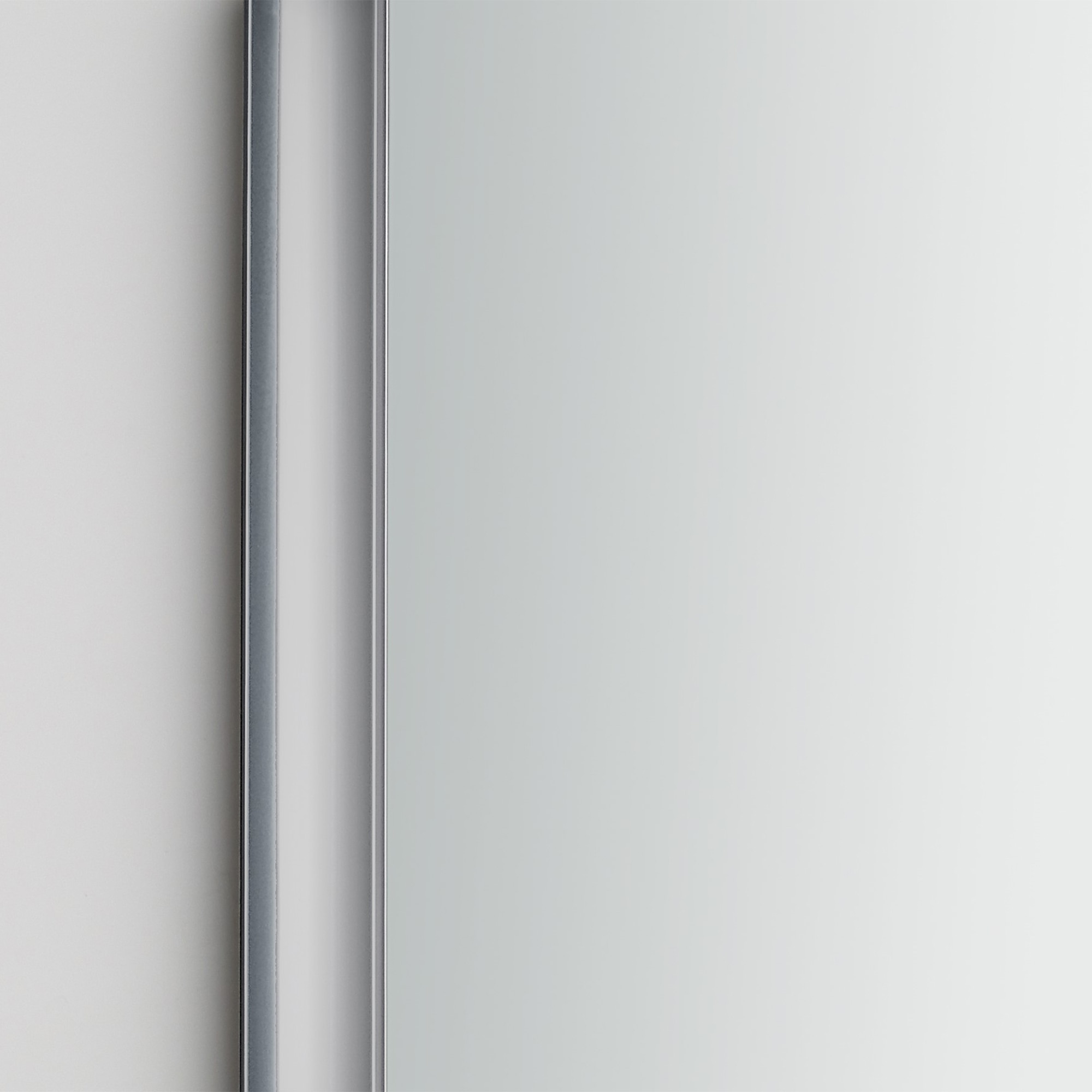 Mampara de ducha frontal Salma SA-310 Profiltek - Plata brillo De 95 a 98 cm Plata brillo-2
