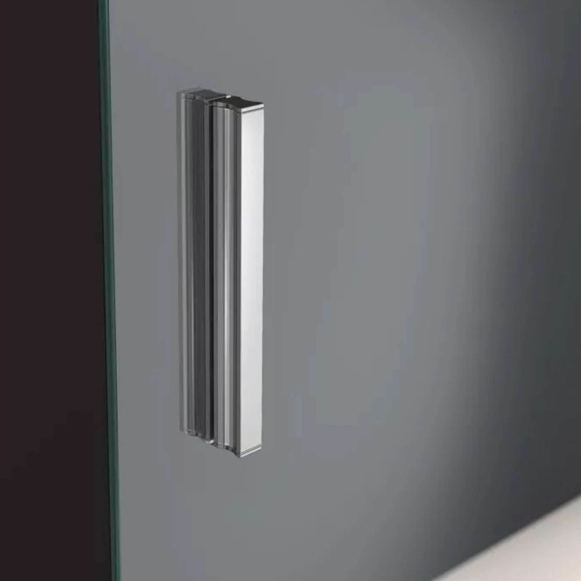 Mampara de ducha frontal Salma SA-310 Profiltek - Plata brillo De 95 a 98 cm Plata brillo-3