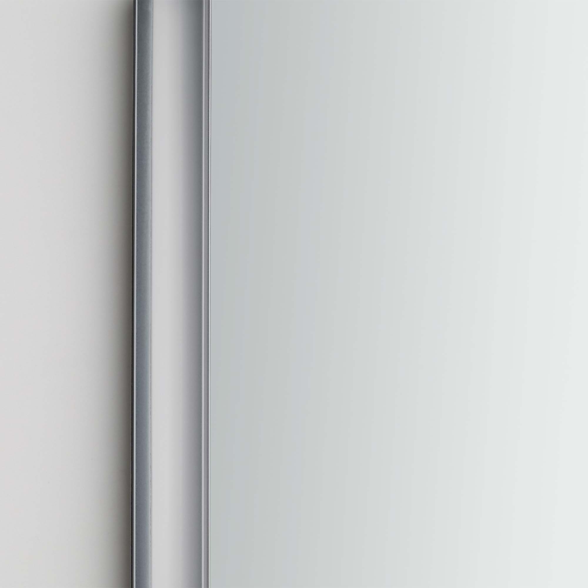 Mampara Ducha angular Ecodux EC-227 Profiltek Plata brillo De 115 a 140 cm Plata brillo-2