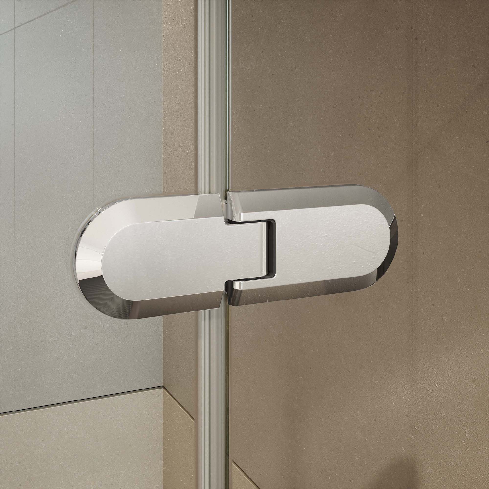 Mampara de ducha frontal Galilea GA-209 Profiltek - Cromo De 110 a 140 cm Cromo-4