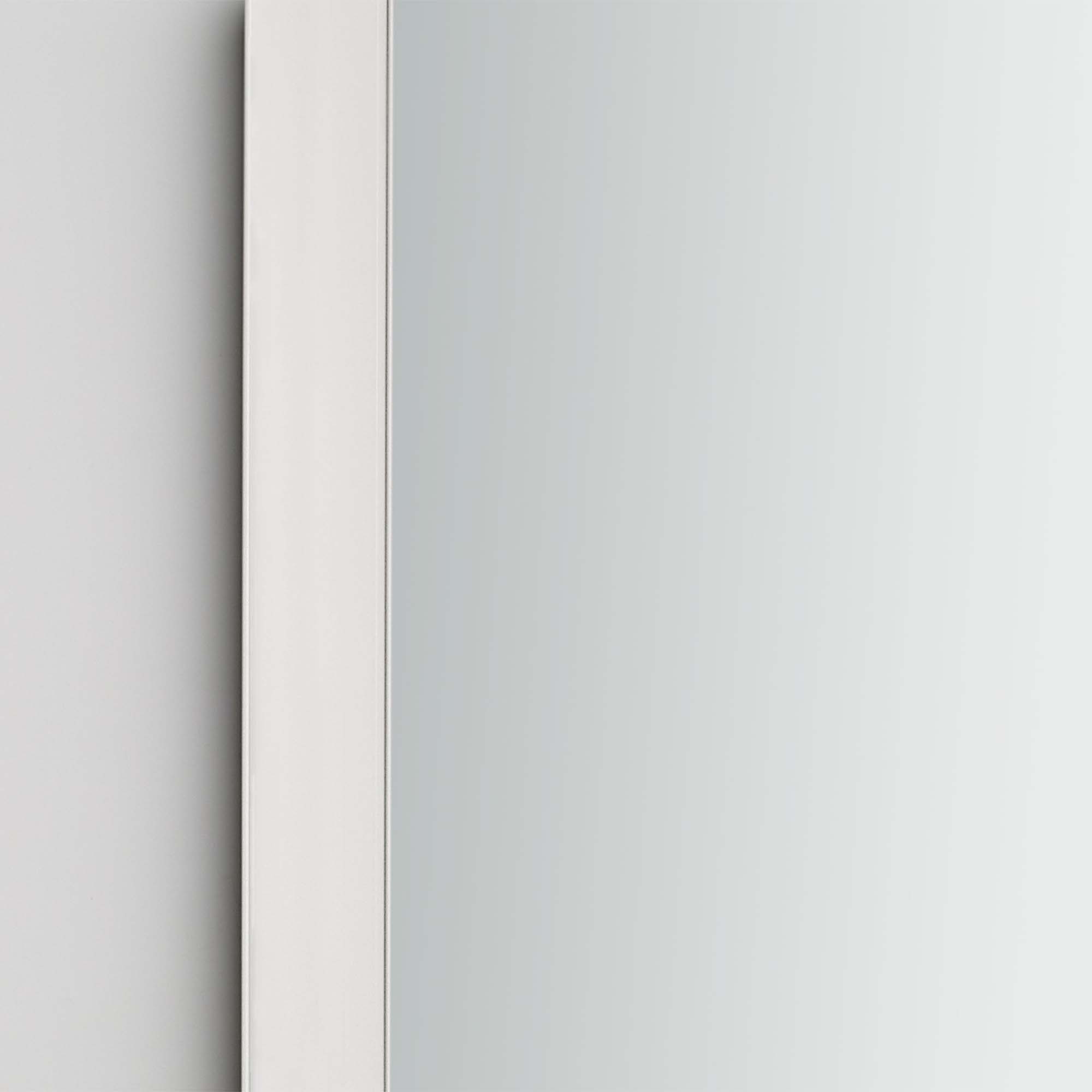 Mampara de ducha frontal Galilea GA-209 Profiltek - Blanco mate De 110 a 140 cm Blanco mate-2