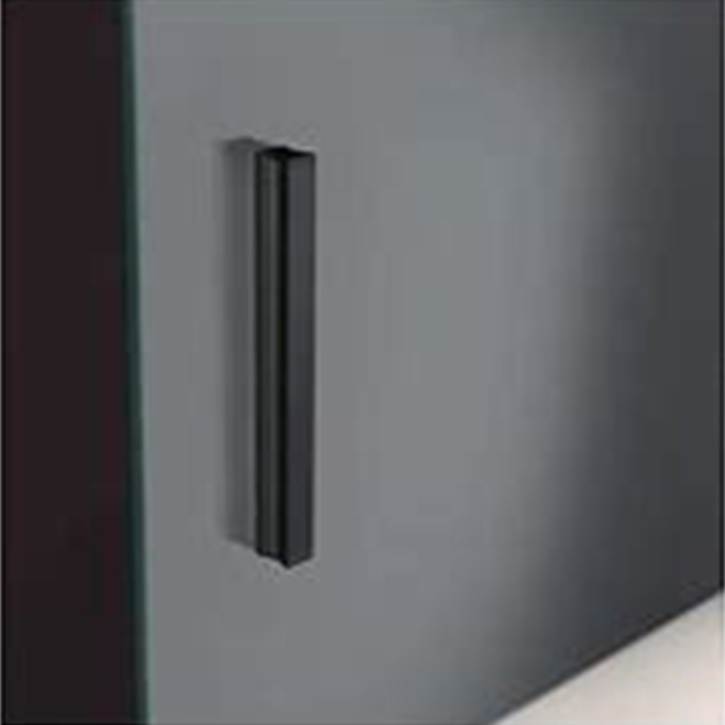Mampara de ducha frontal Hada Plus HP-307 Profiltek - Negro mate De 67 a 71 cm Negro mate-3