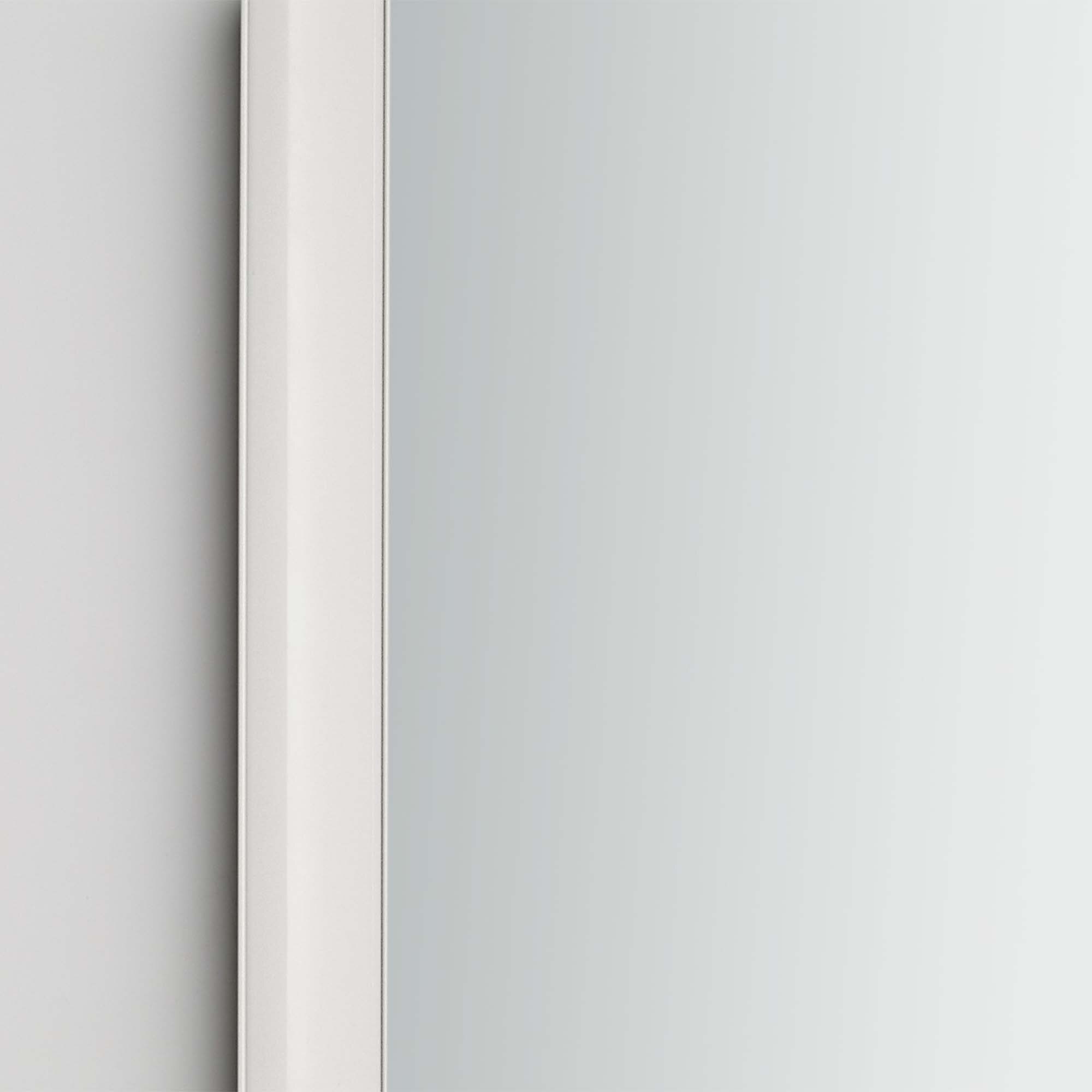 Imagen 2 de Mampara de ducha frontal Keisy KE-205 Profiltek - Blanco De 55 a 90 cm Blanco