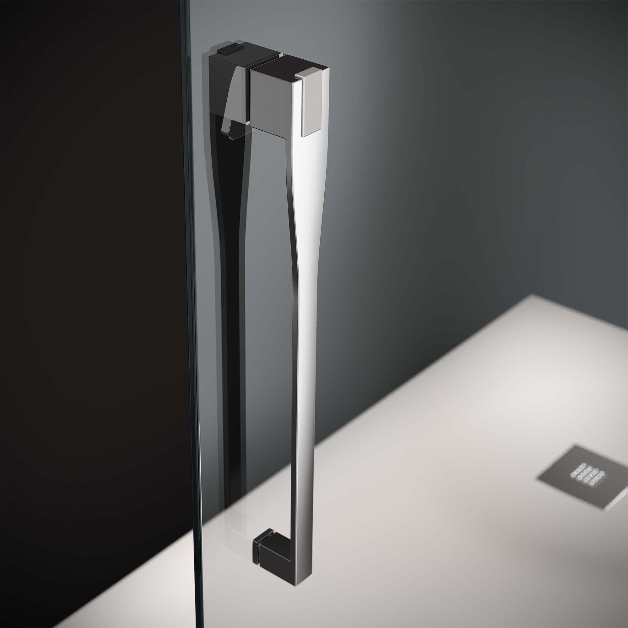 Mampara Ducha angular Keisy KE-208 Profiltek - Cromo De 121 a 150 cm Cromo-3