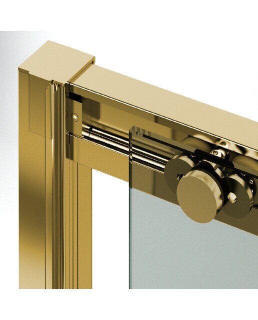 Mampara de ducha angular Versalles Ibermampara - Oro Hasta 80 x 80 cm Oro-2