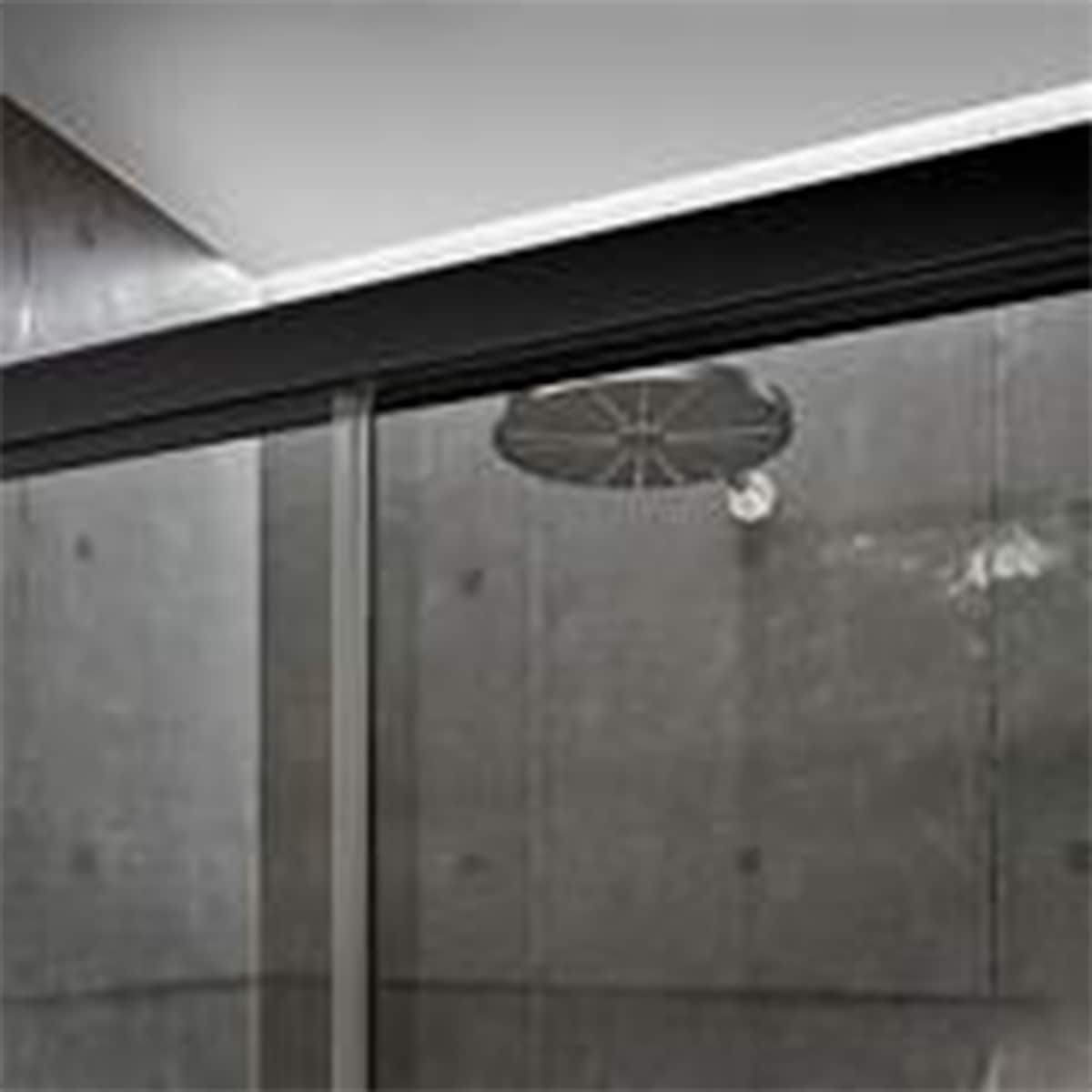 Mampara Ducha frontal D5 Custom 1F+1P Izquierda Duscholux Negro mate-2